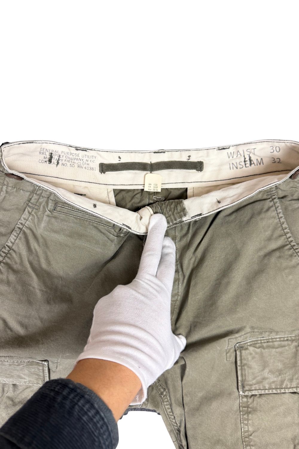 Polo Ralph Lauren RRL Ralph Lauren General Purpose Utility Cargo Pants Khaki Size US 30 / EU 46 - 9 Thumbnail