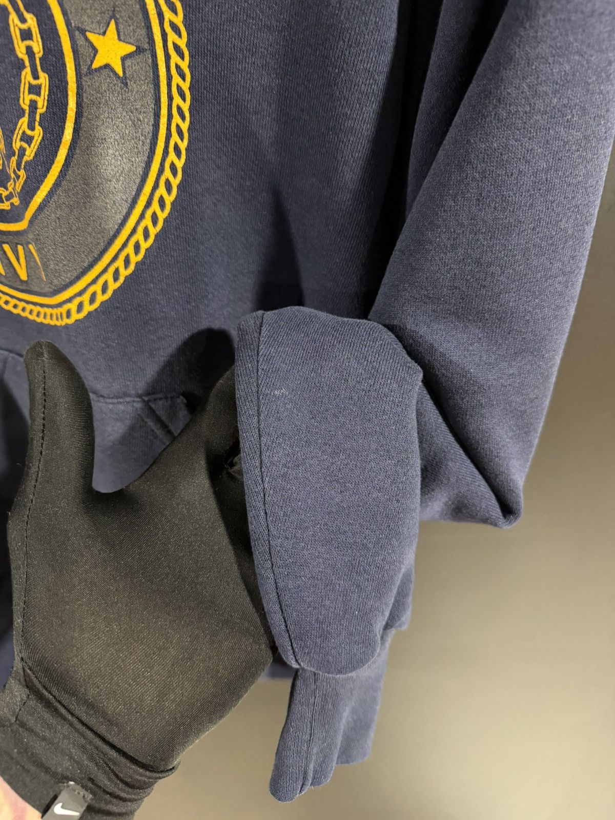 Vintage 2000s Y2K Vintage US Navy Rare Grunge Military Hoodie S Size US S / EU 44-46 / 1 - 5 Thumbnail