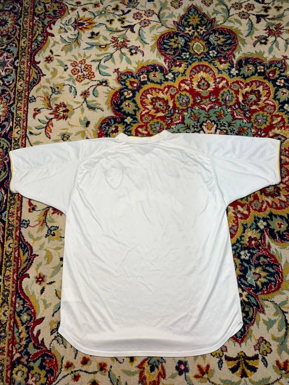 Nike LEEDS UNITED 2000 2002 HOME FOOTBALL SHIRT SOCCER JERSEY Size US L / EU 52-54 / 3 - 3 Thumbnail