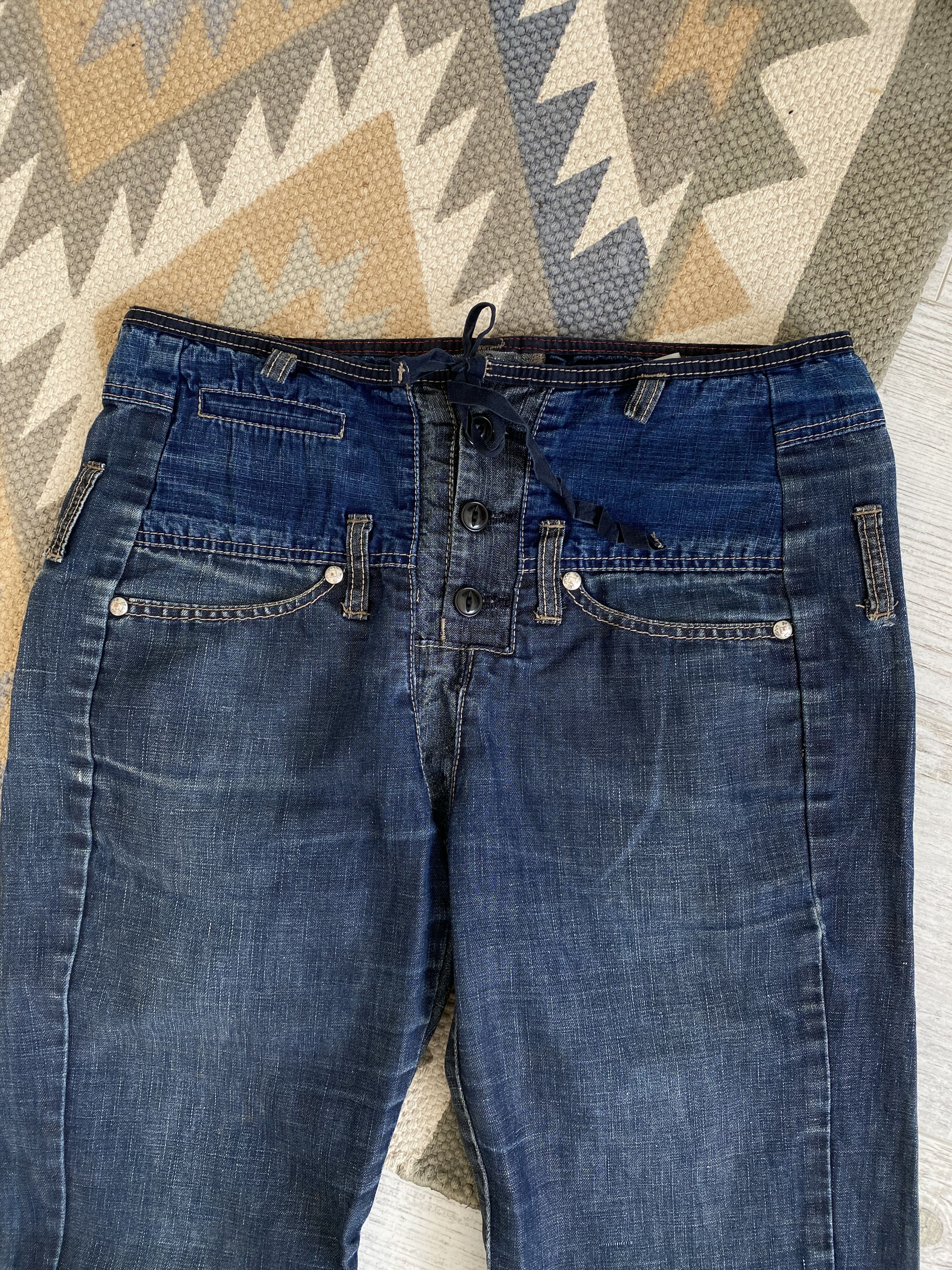 Marithe + Francois Girbaud Marithe Francois Girbaud Avant Garde Denim Slim Jeans Size 28" / US 6 / IT 42 - 6 Thumbnail