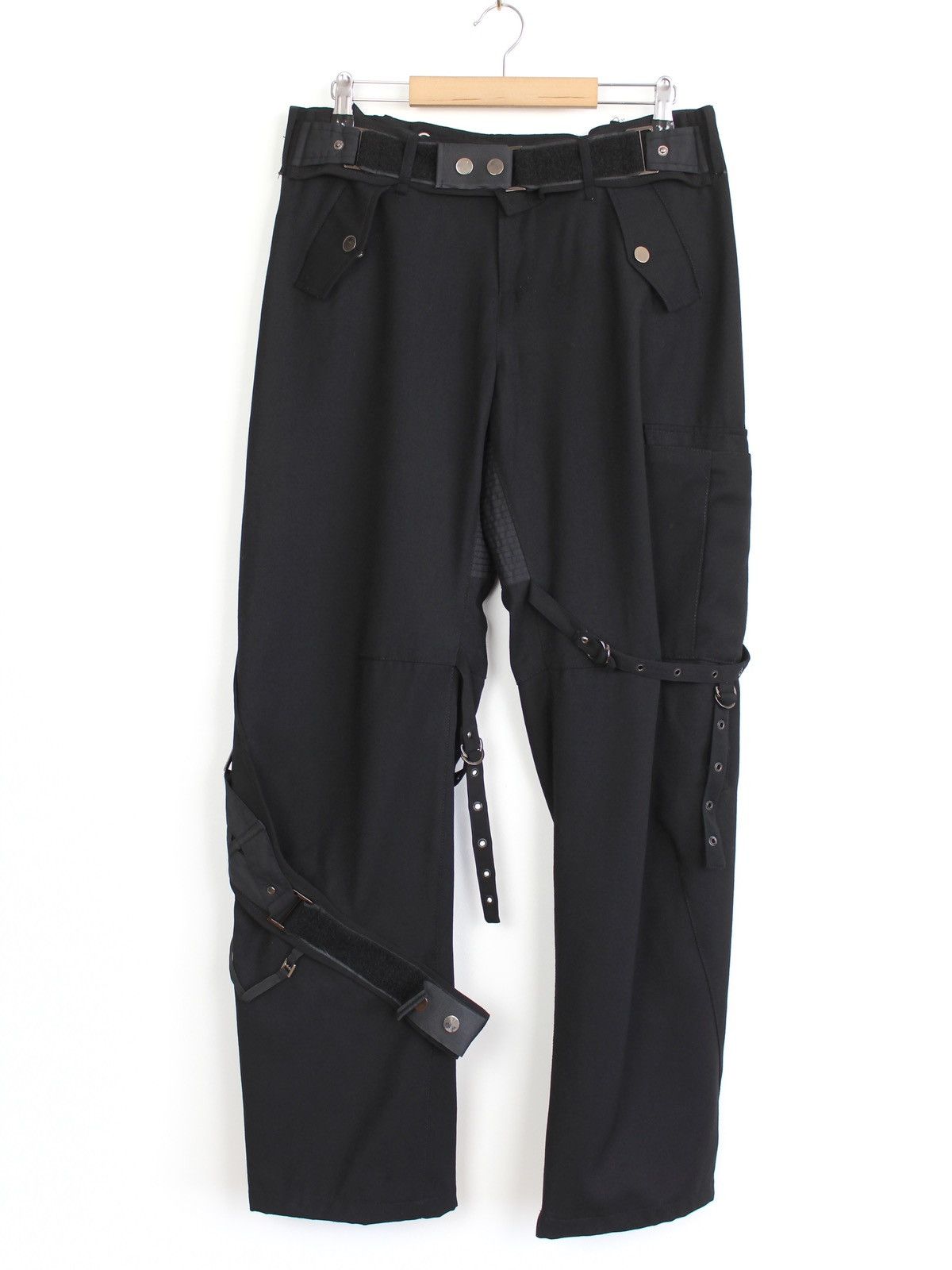 Vintage GX-2 Paris Designer Parachute Bondage Strap Pants Size 32" / US 10 / IT 46 - 1 Thumbnail