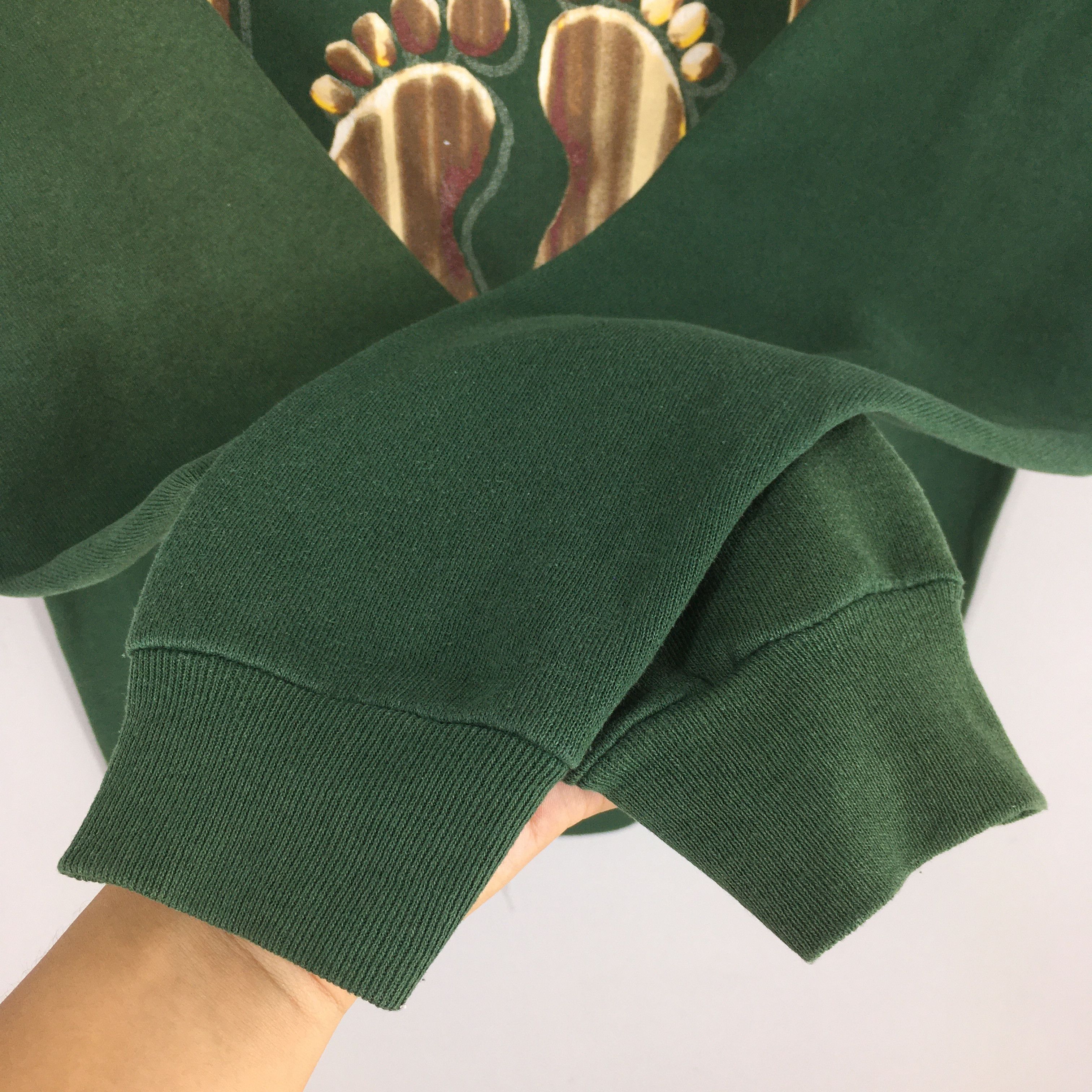Hang Ten × Vintage Vintage 90s Hang Ten Big Logo Green Sweatshirt Medium Size US M / EU 48-50 / 2 - 4 Thumbnail