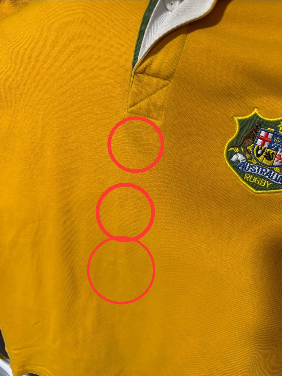 Cotton Traders Australia Wallabies Home Rugby Union Shirt Cotton Traders Size US XXL / EU 58 / 5 - 7 Thumbnail