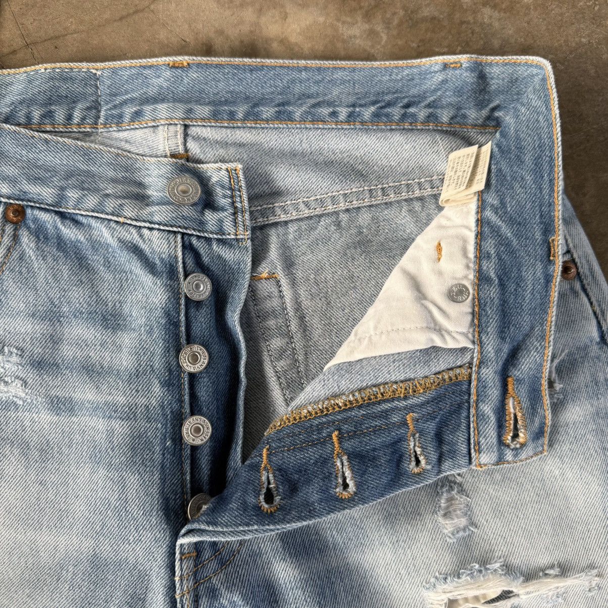 Japanese Brand W30x26.5 Vintage RNA INC ButtonFly Distressed Denim Jean Size US 30 / EU 46 - 8 Thumbnail