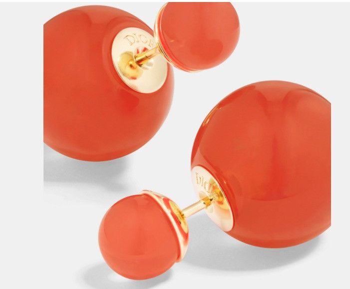 Dior o1w1db10325 Size: OS / E0078 Tribales Earrings in Coral Size ONE SIZE - 3 Thumbnail