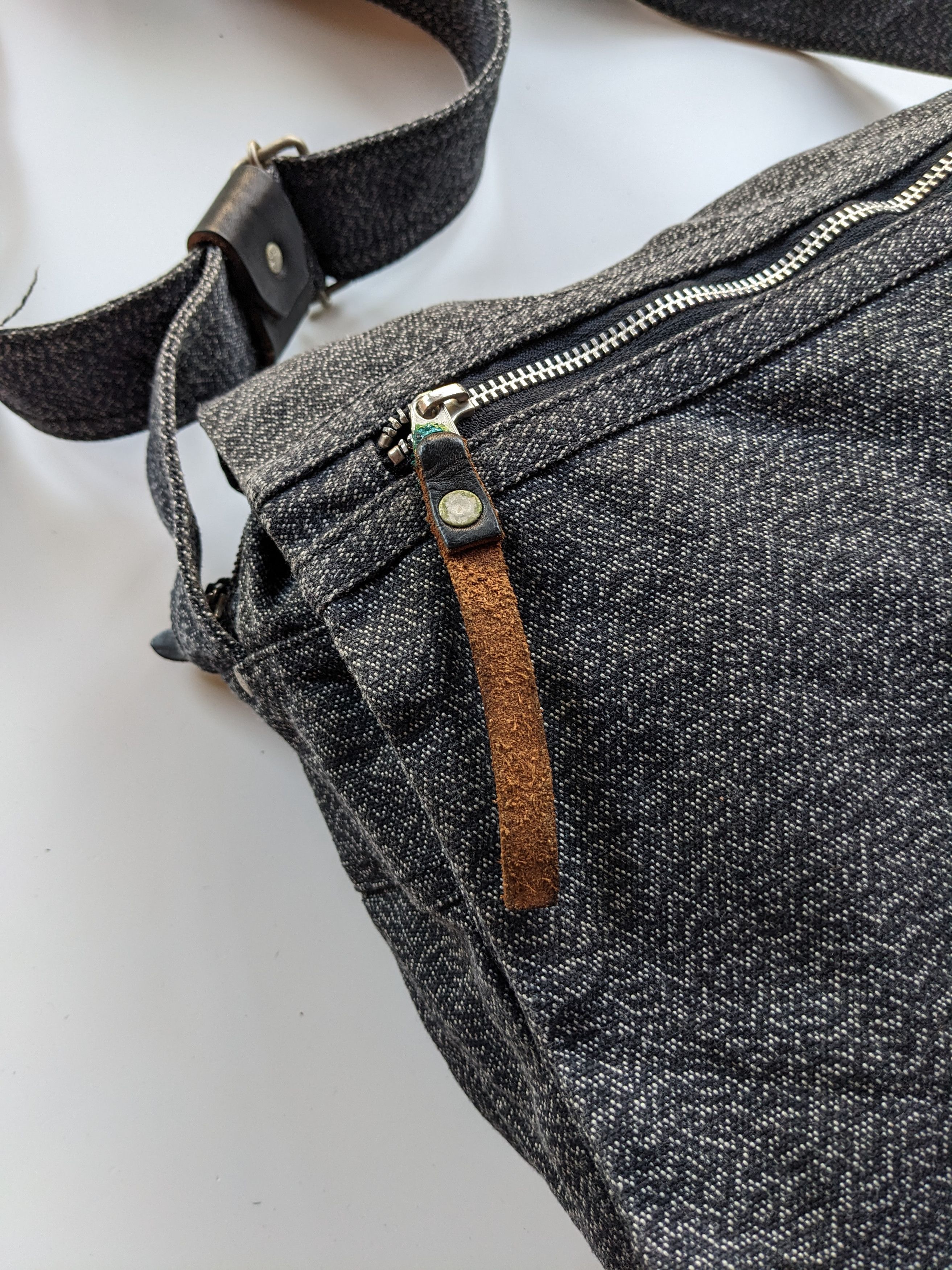 Japanese Brand Ficelle canvas sling bag Size ONE SIZE - 5 Thumbnail