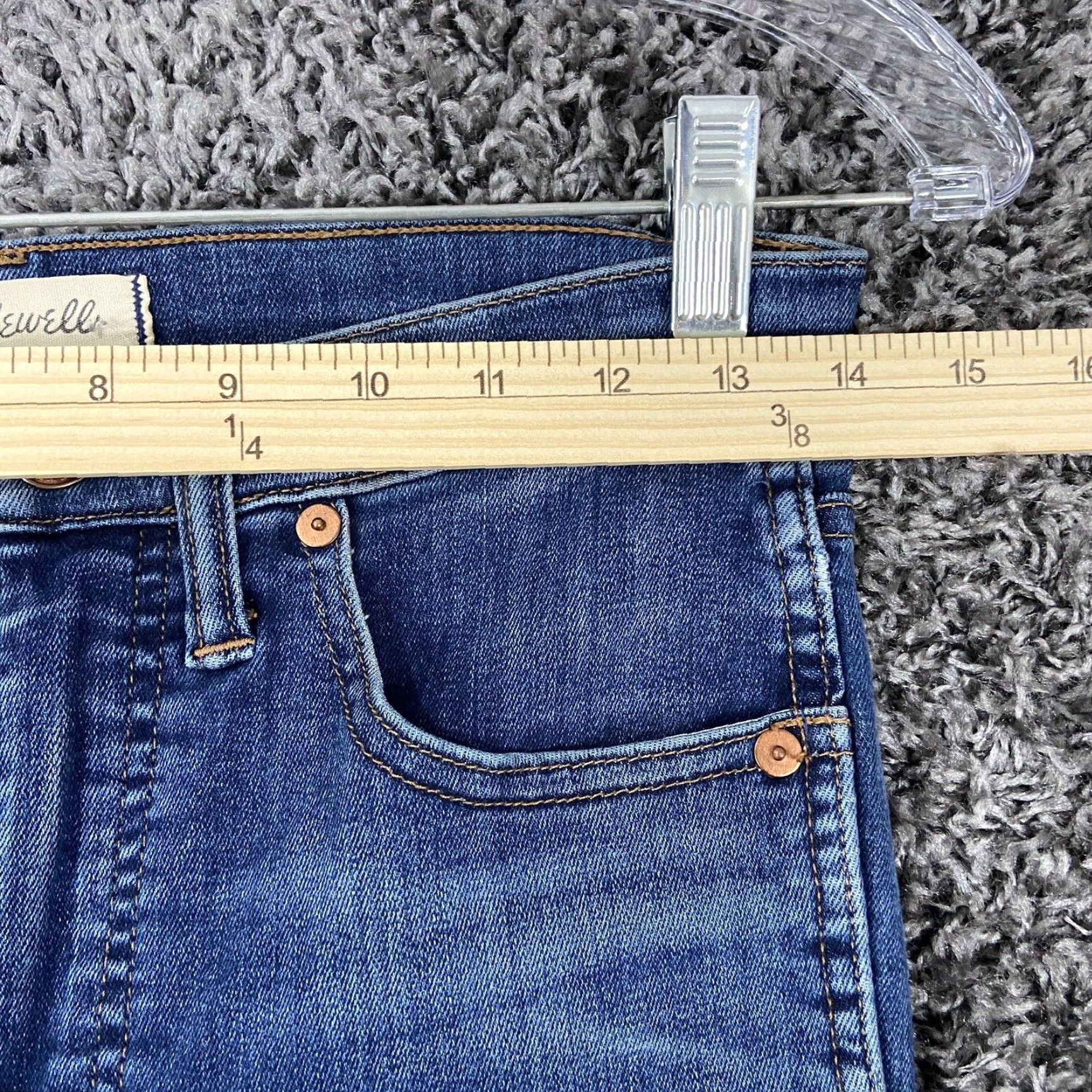 Madewell Madewell High Rise Skinny Blue Jeans Women’s 27 Size 27" / US 4 / IT 40 - 6 Thumbnail
