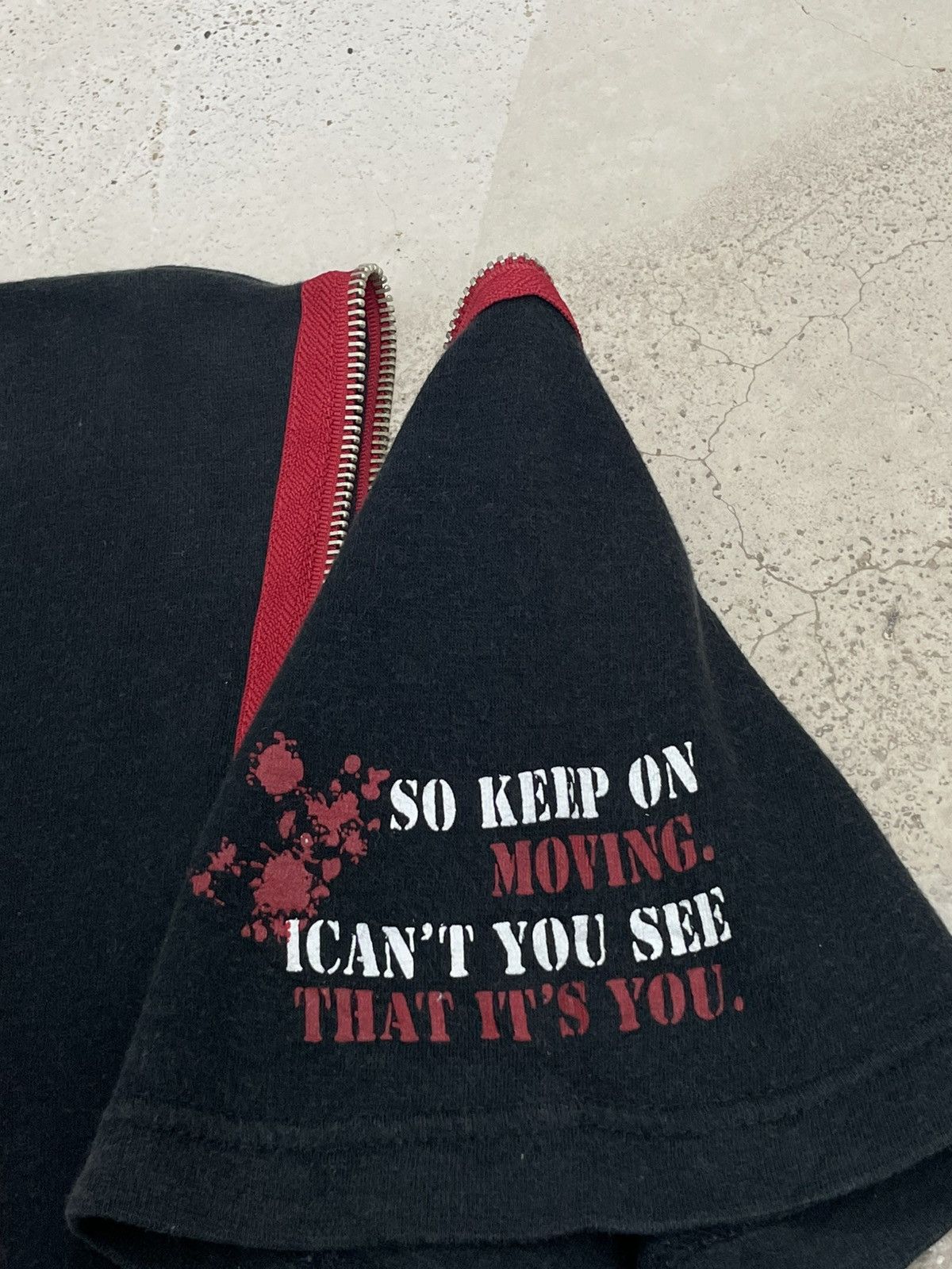 Punk and Yo Punk Vorable Anarchy Blood Baretta Shoot Zipper Sleeve Size US M / EU 48-50 / 2 - 12 Thumbnail