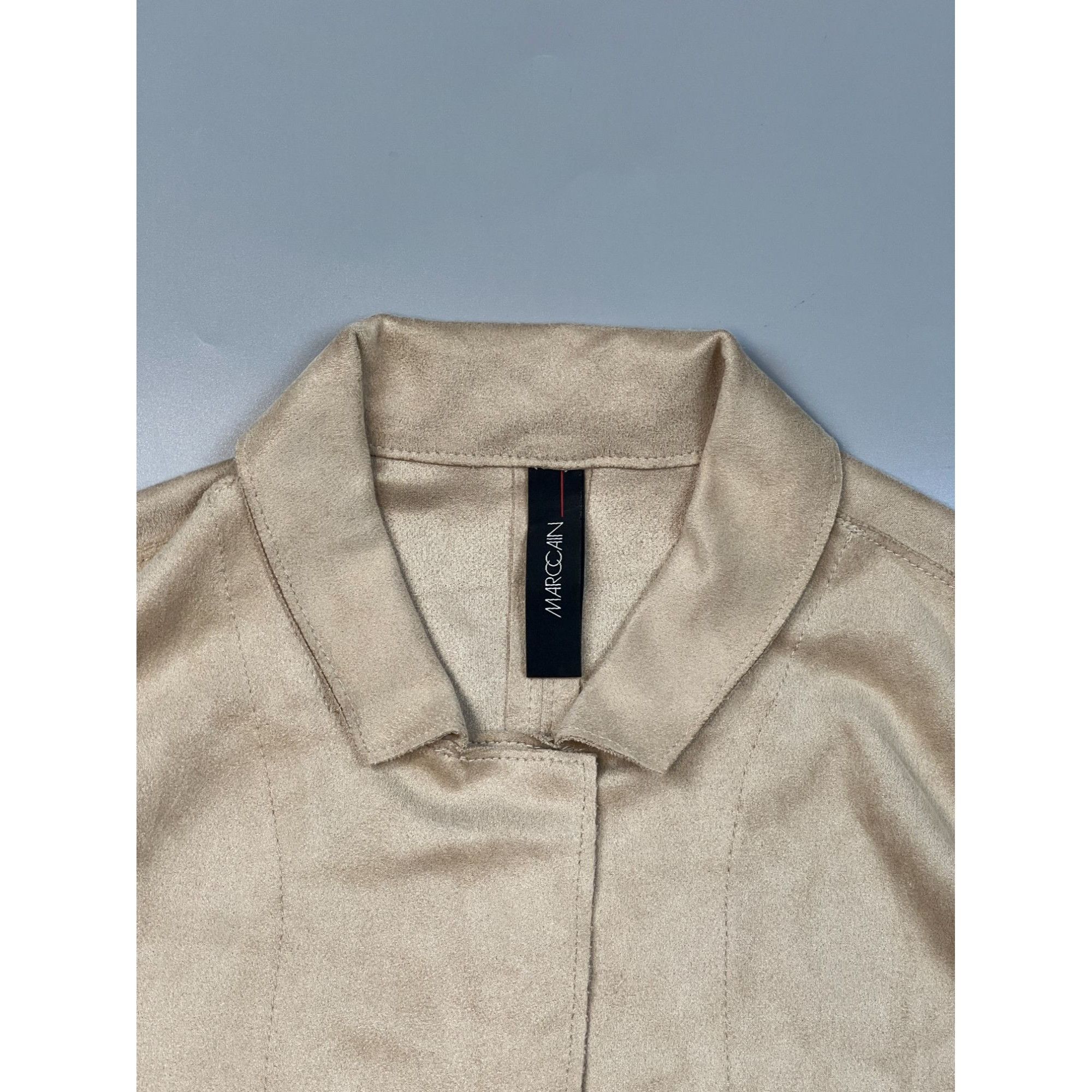 Other Marc Cain Faux Leather Coat (Y0701) Size M / US 6-8 / IT 42-44 - 4 Thumbnail