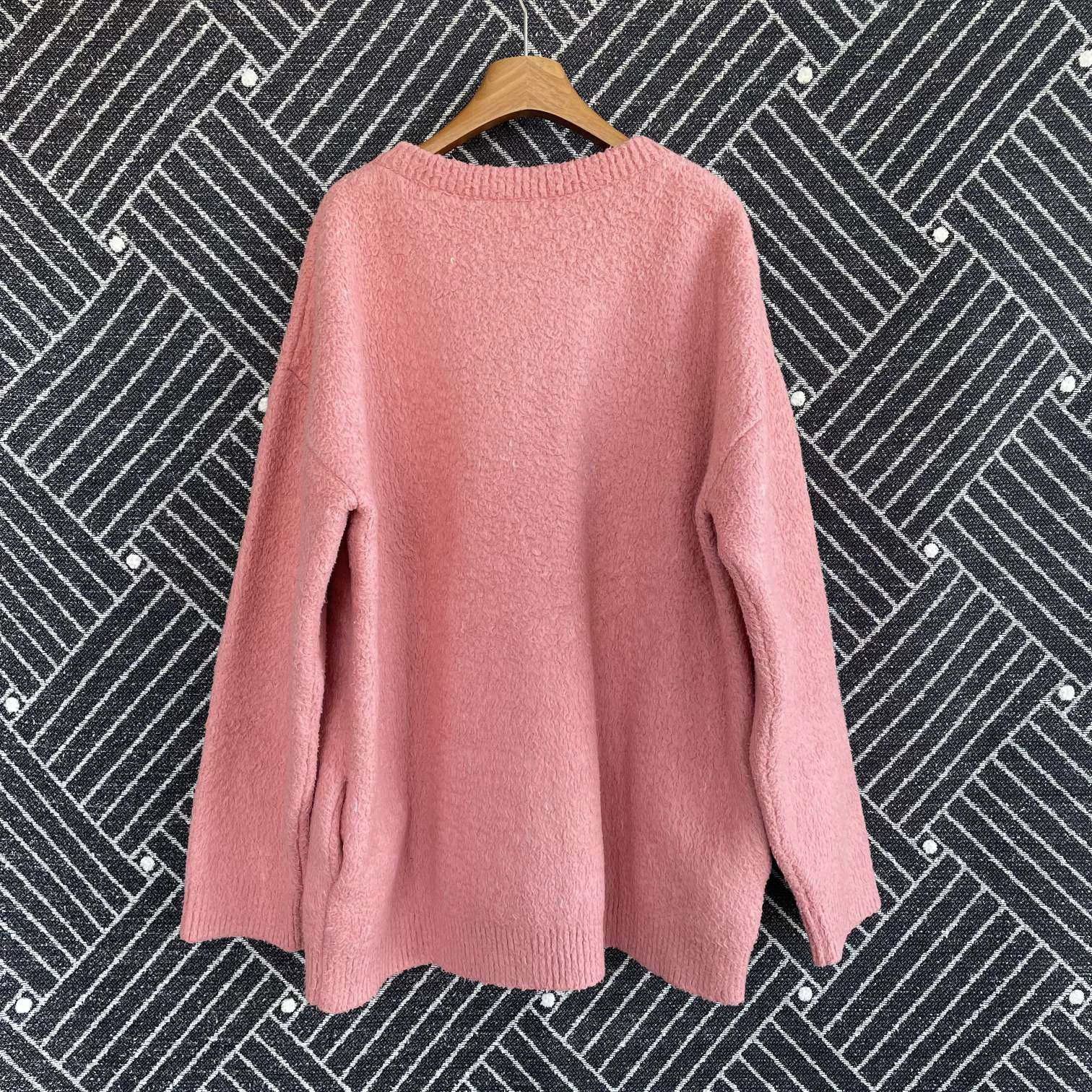 Celine Celine Pink Collab Pullover Sweater XXL 98 New Size XXL / US 16-18 / IT 52-54 - 2 Thumbnail