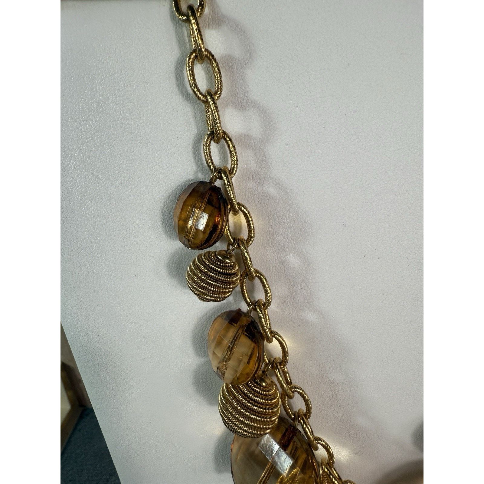 Kate Spade Kate Spade New York Women's Gold Acorn Faux Amber Necklace Size ONE SIZE - 6 Thumbnail