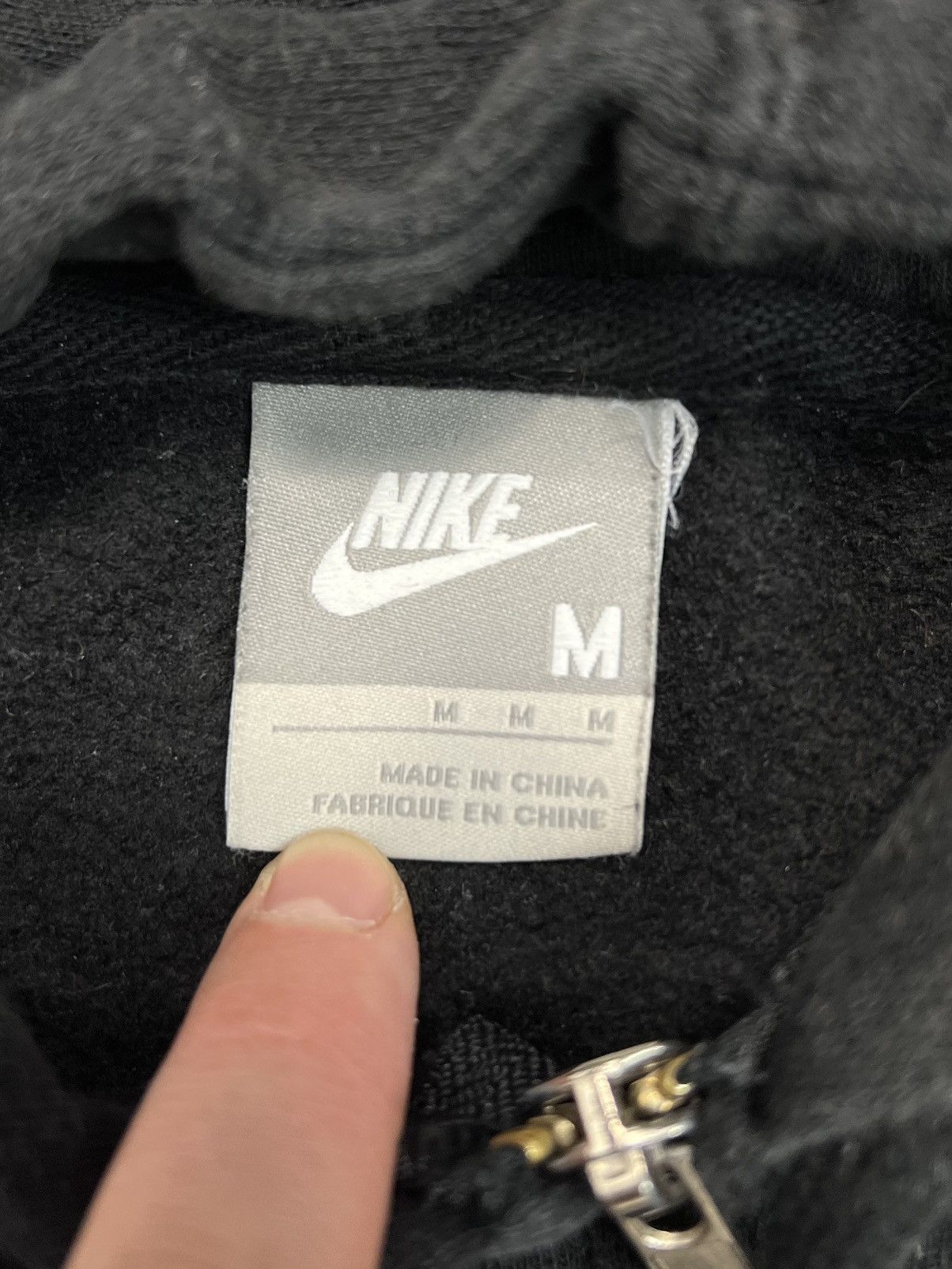 Nike Hoodie Nike multi logo black zipped Size US M / EU 48-50 / 2 - 3 Thumbnail