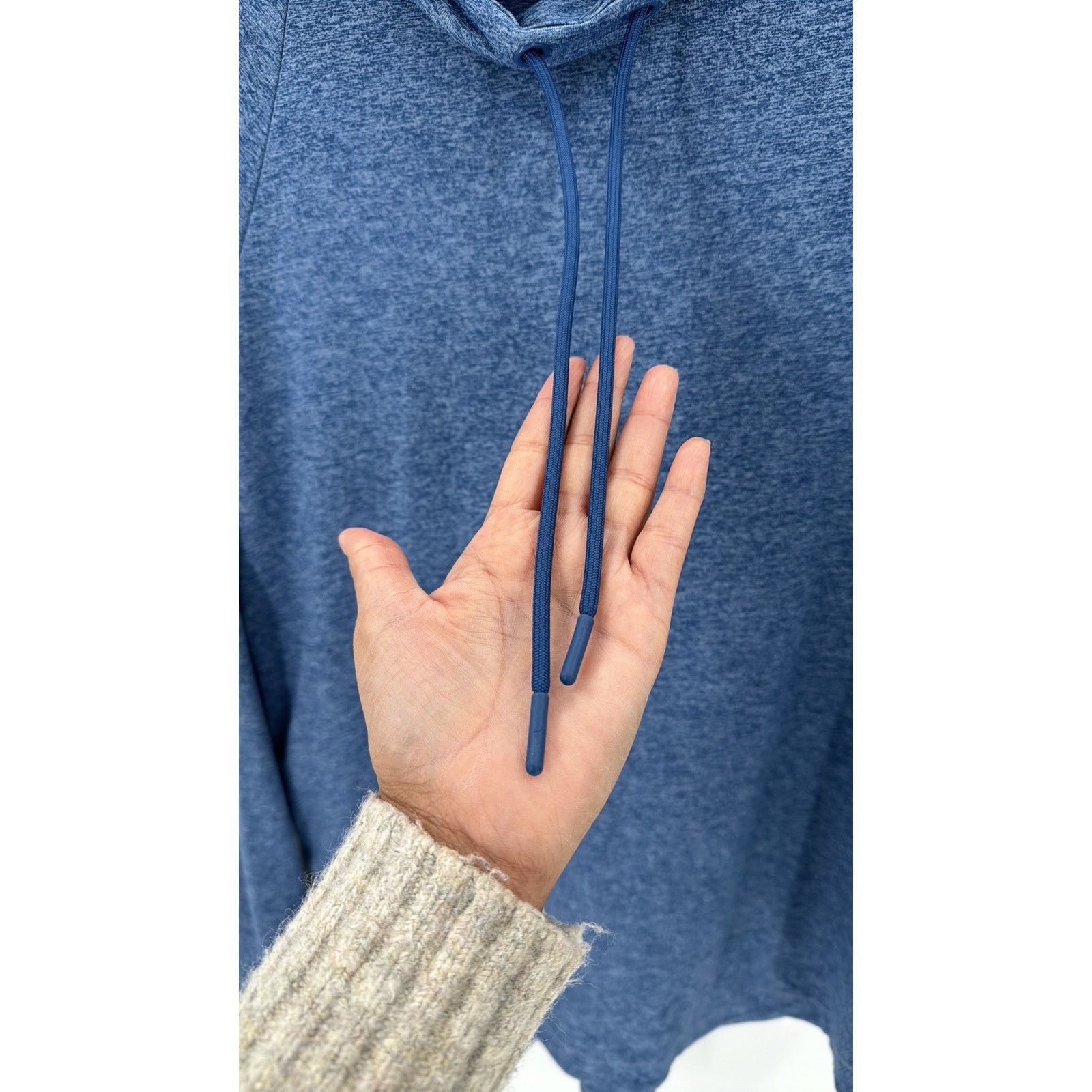Athleta Athleta uptempo Hoodie blue side slit hi lo loose fit sz M Size M / US 6-8 / IT 42-44 - 8 Thumbnail