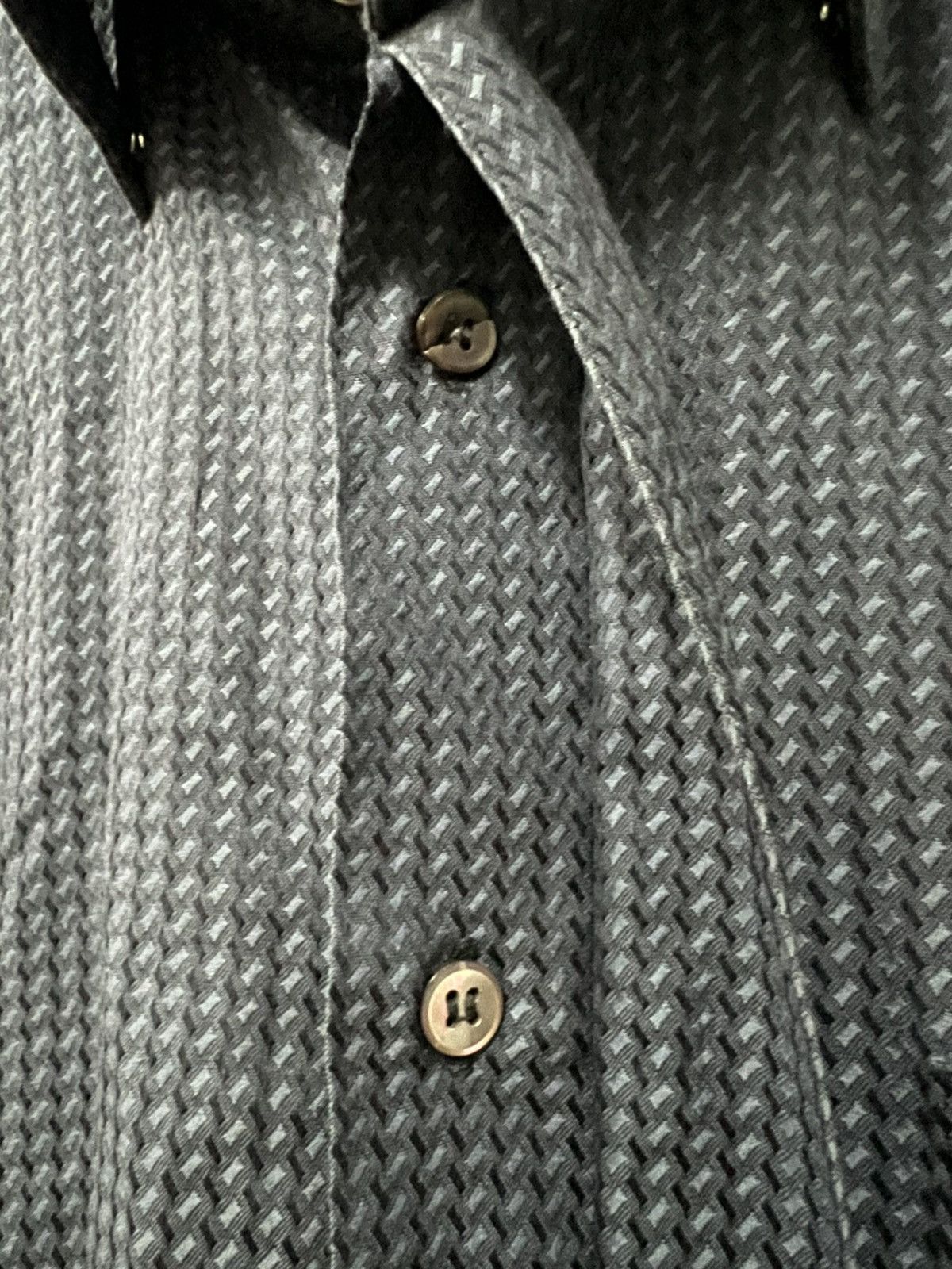 Jean Paul Gaultier 90s Jean Paul Gaultier Texture Fabric Gentleman Button Shirt Size US M / EU 48-50 / 2 - 11 Thumbnail