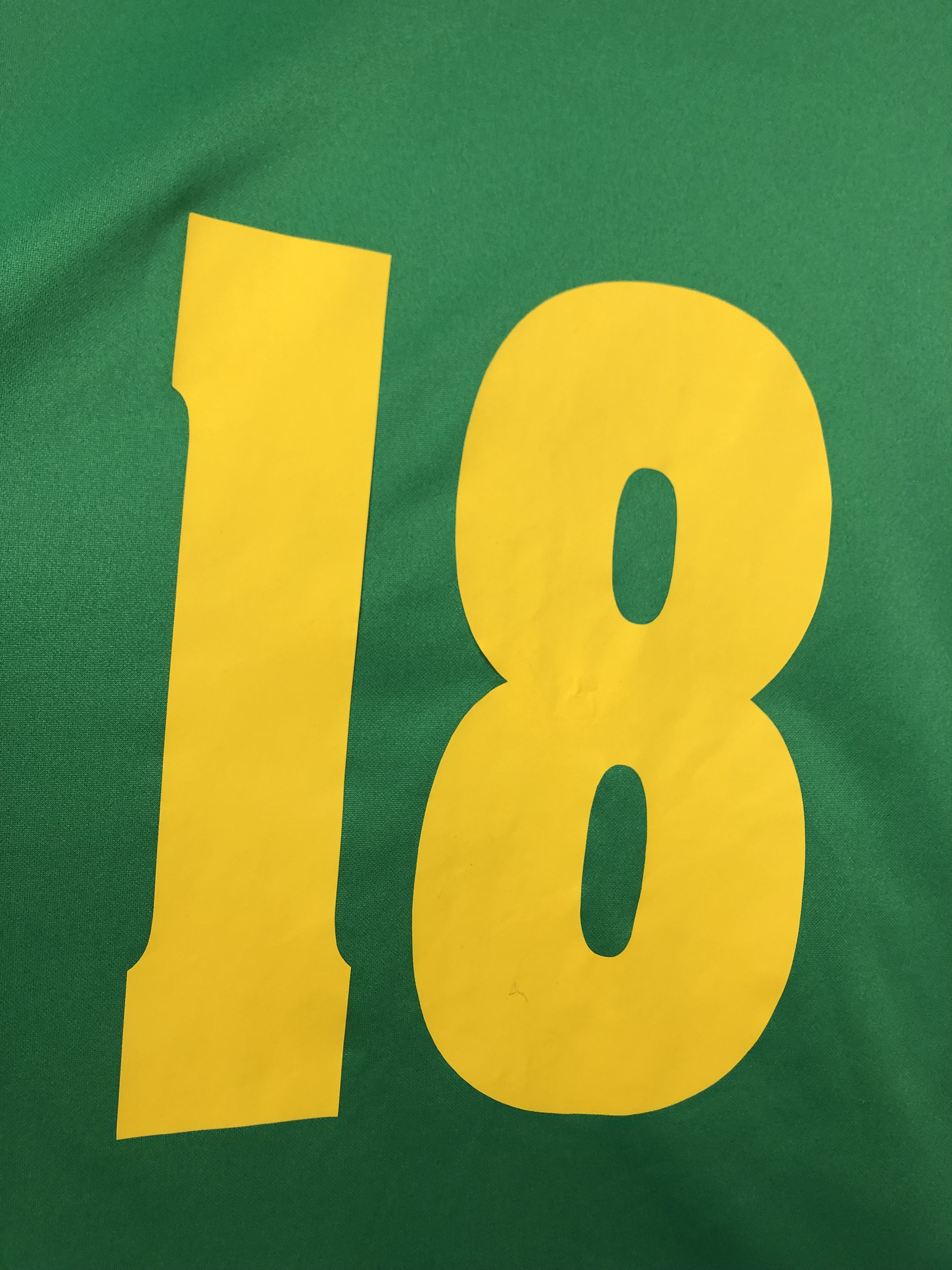 Vintage Lithuania football shirt 2007 #18 Player Issue Jersey Rare Size US XL / EU 56 / 4 - 13 Thumbnail