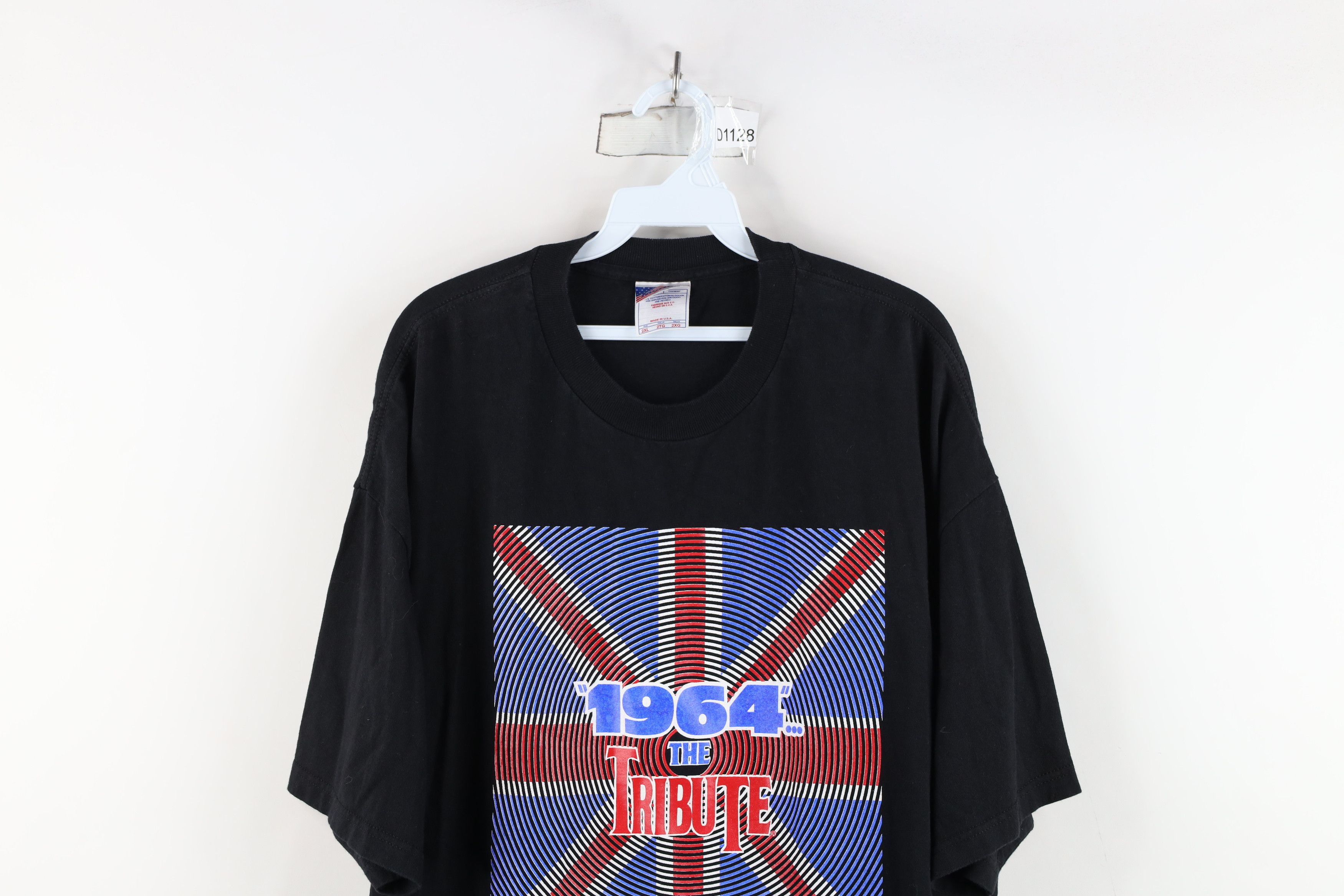 Vintage Vintage 90s The Tribute Band The Beatles T-Shirt Black USA Size US XXL / EU 58 / 5 - 2 Thumbnail