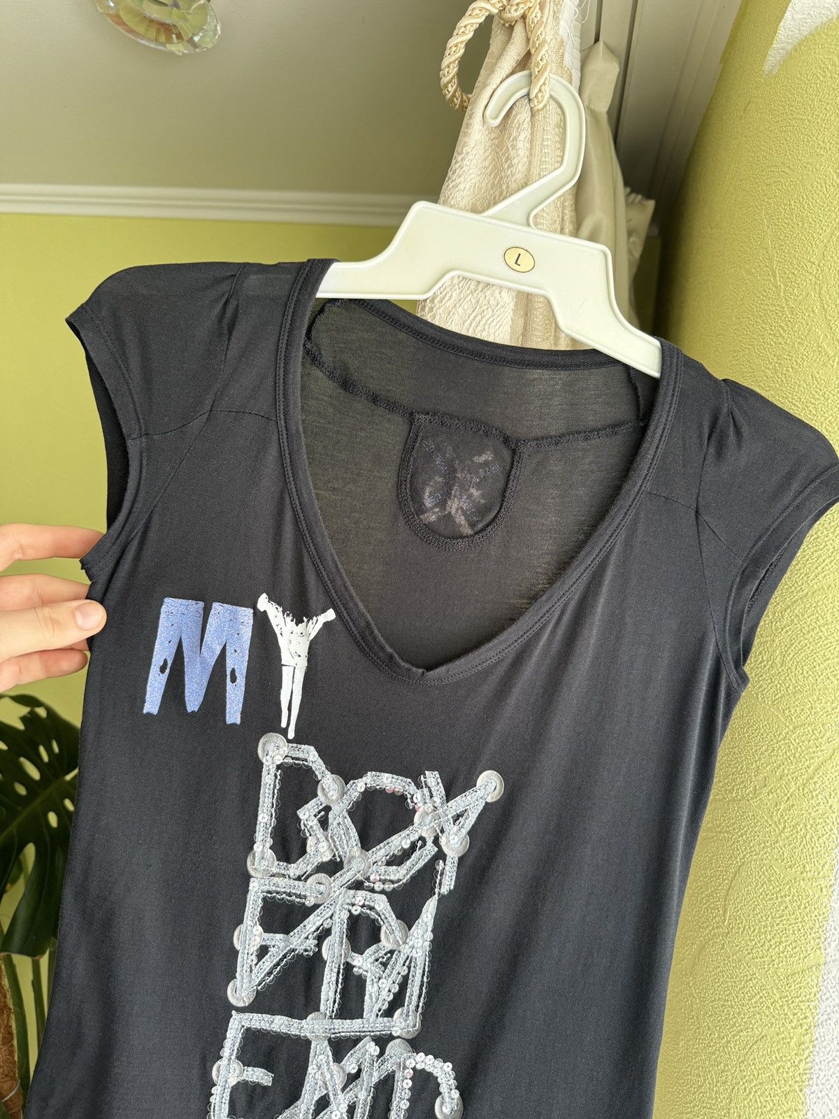Marithe + Francois Girbaud Vintage Marithe Francois Girbaud T-Shirt Top Avant Garde Y2k Size S / US 4 / IT 40 - 7 Thumbnail