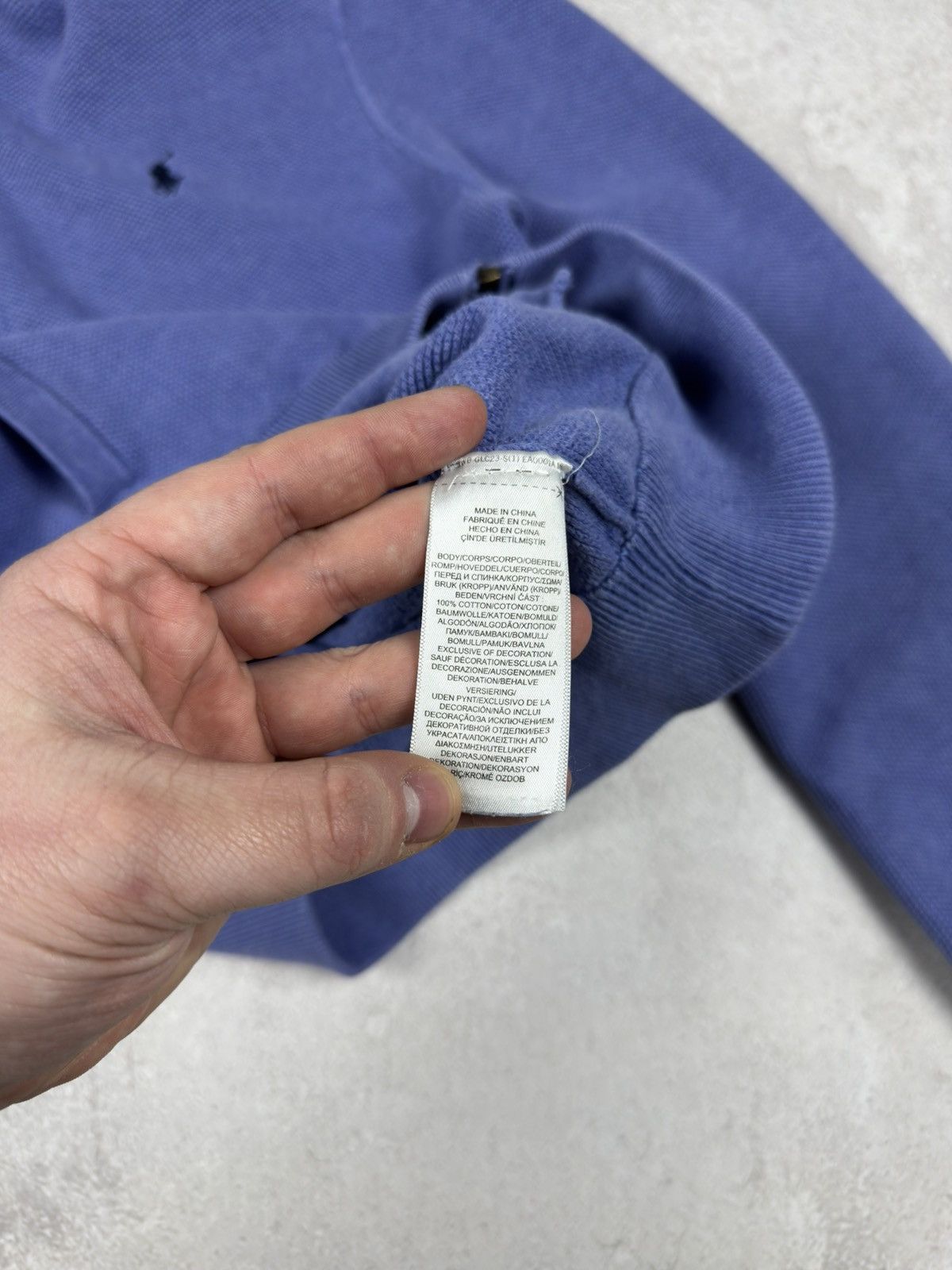 Polo Ralph Lauren Polo Ralph Lauren Mesh Knit Cotton Full-Zip Cotton Sweatshir Size US M / EU 48-50 / 2 - 8 Thumbnail