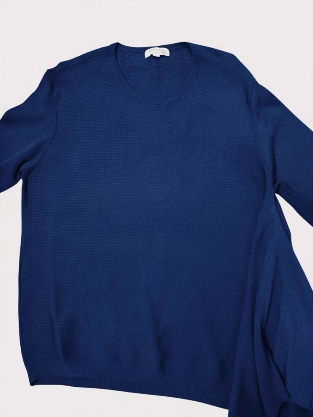 Derek Lam 10 Crosby Derek Lam Blue Asymmetrical Knit Sweater Size XL Size XL / US 12-14 / IT 48-50 - 4 Thumbnail