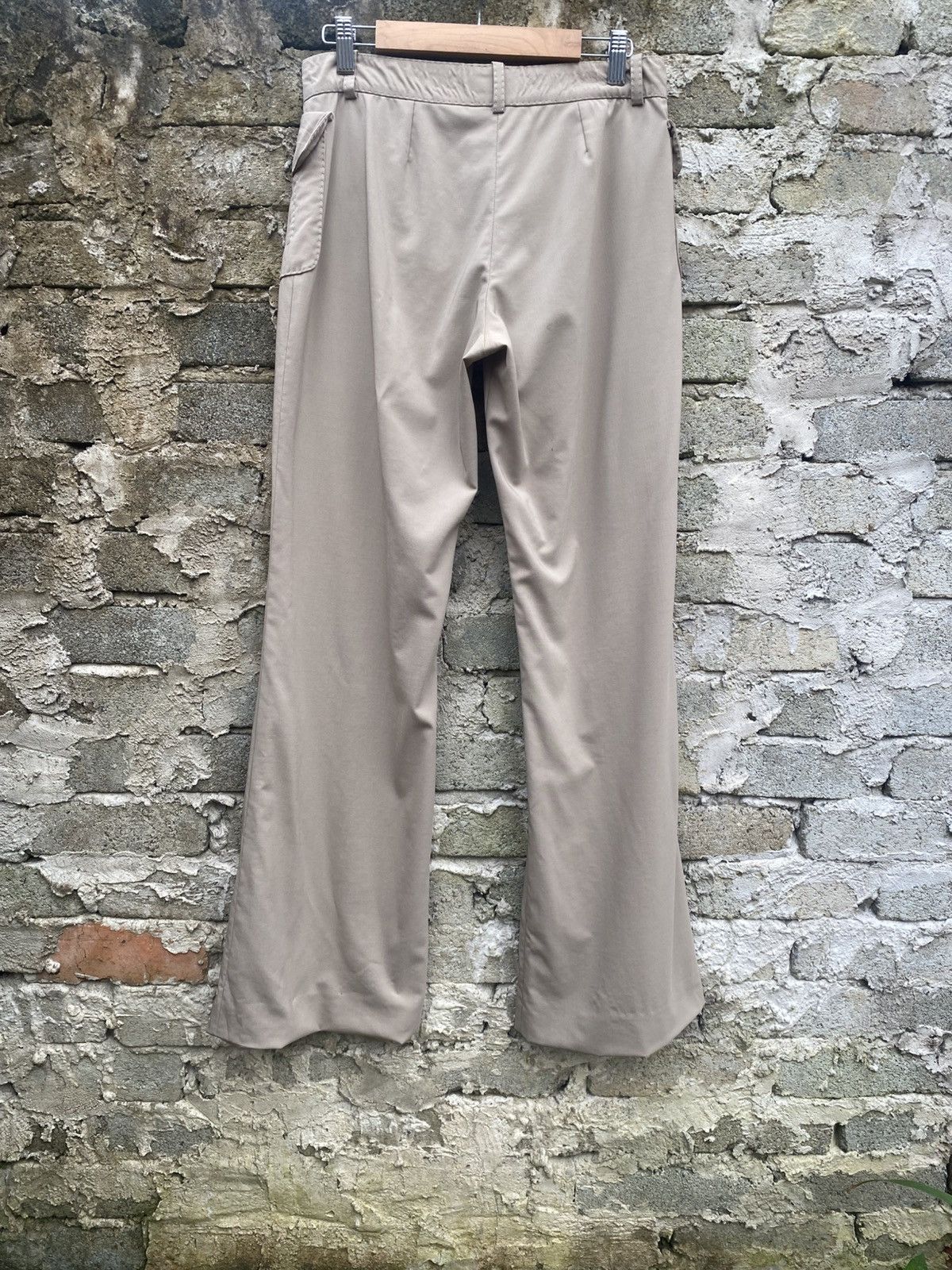 Celine Celine Virgin Wool Khaki Cargo Flare Size 28" / US 6 / IT 42 - 2 Thumbnail