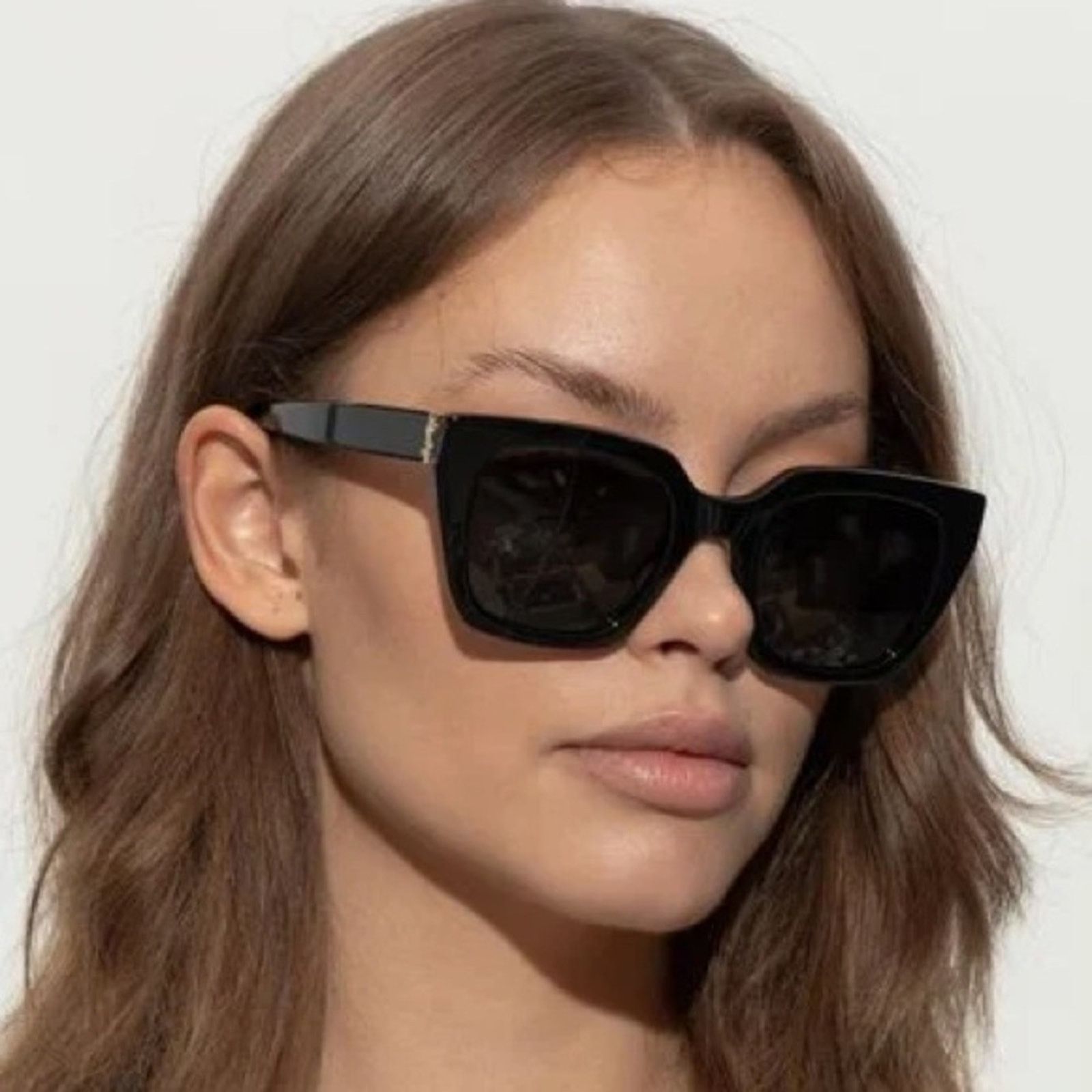 Yves Saint Laurent NEW SAINT LAURENT SUNGLASSES SL M143 003 Havana Green Women Size ONE SIZE - 9 Thumbnail