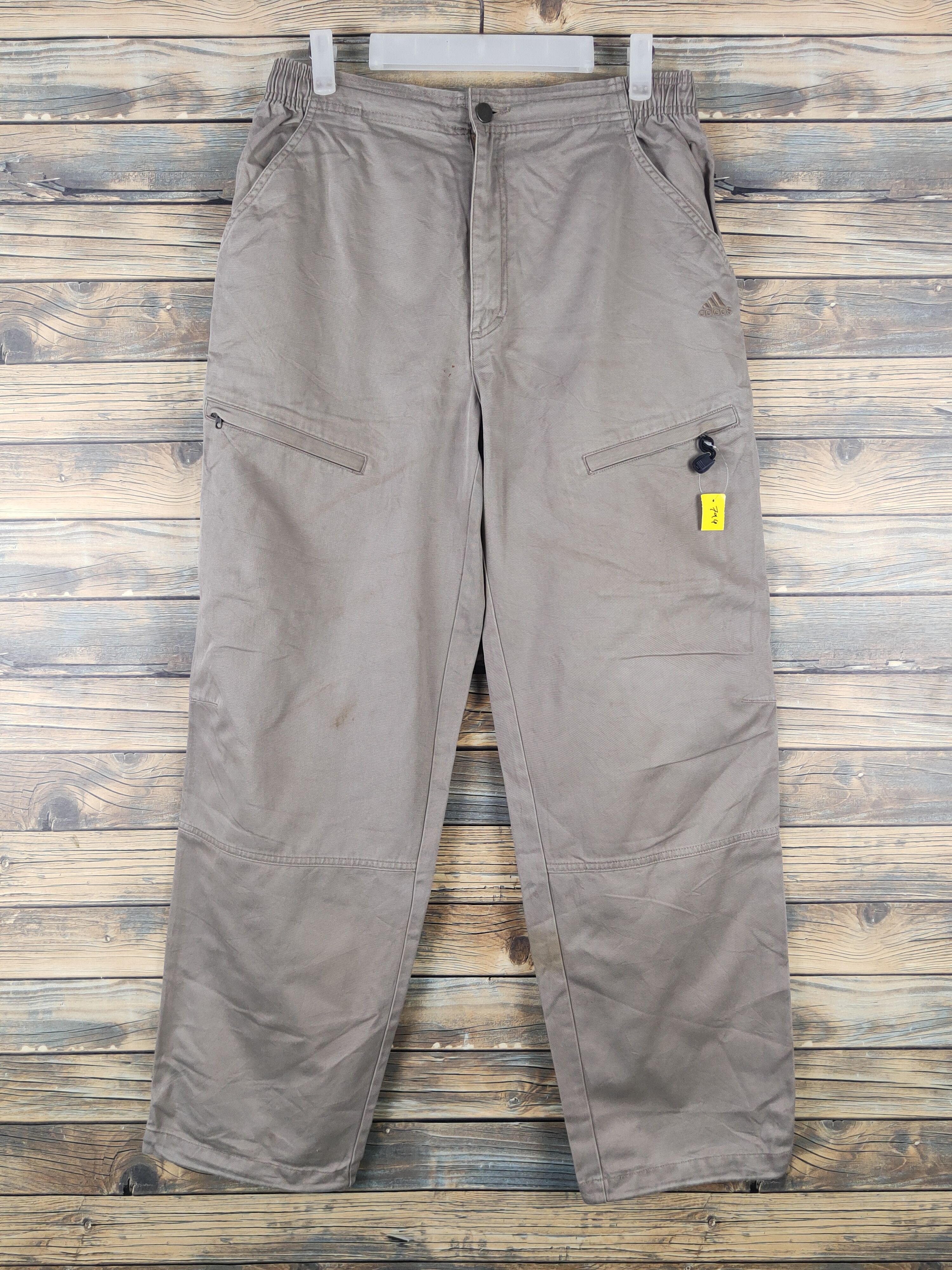 Adidas DL Adidas Beige Multipocket Tactical Casual Pants #794 Size US 33 - 1 Thumbnail
