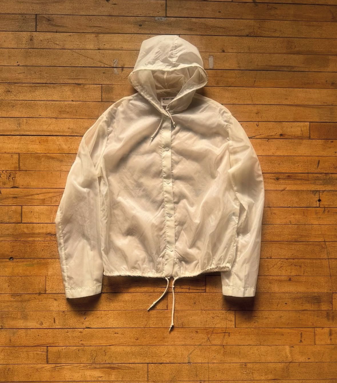 Helmut Lang Helmut lang 1997 Transparent Rain Jacket Size US S / EU 44-46 / 1 - 1 Thumbnail