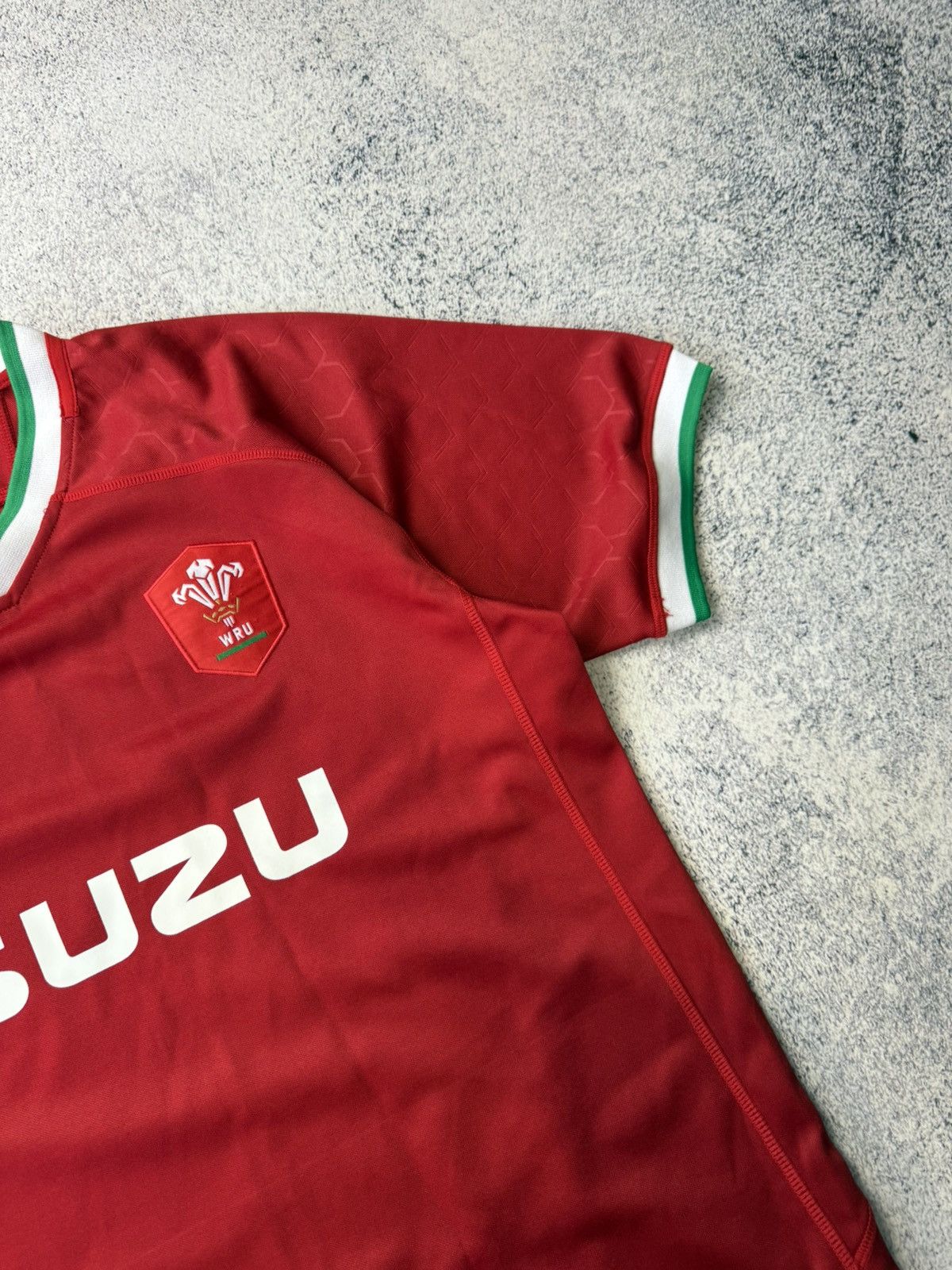 Vintage Wales Rugby Union Home Shirt 2020/2021 - Macron Jersey Red Size US L / EU 52-54 / 3 - 12 Thumbnail