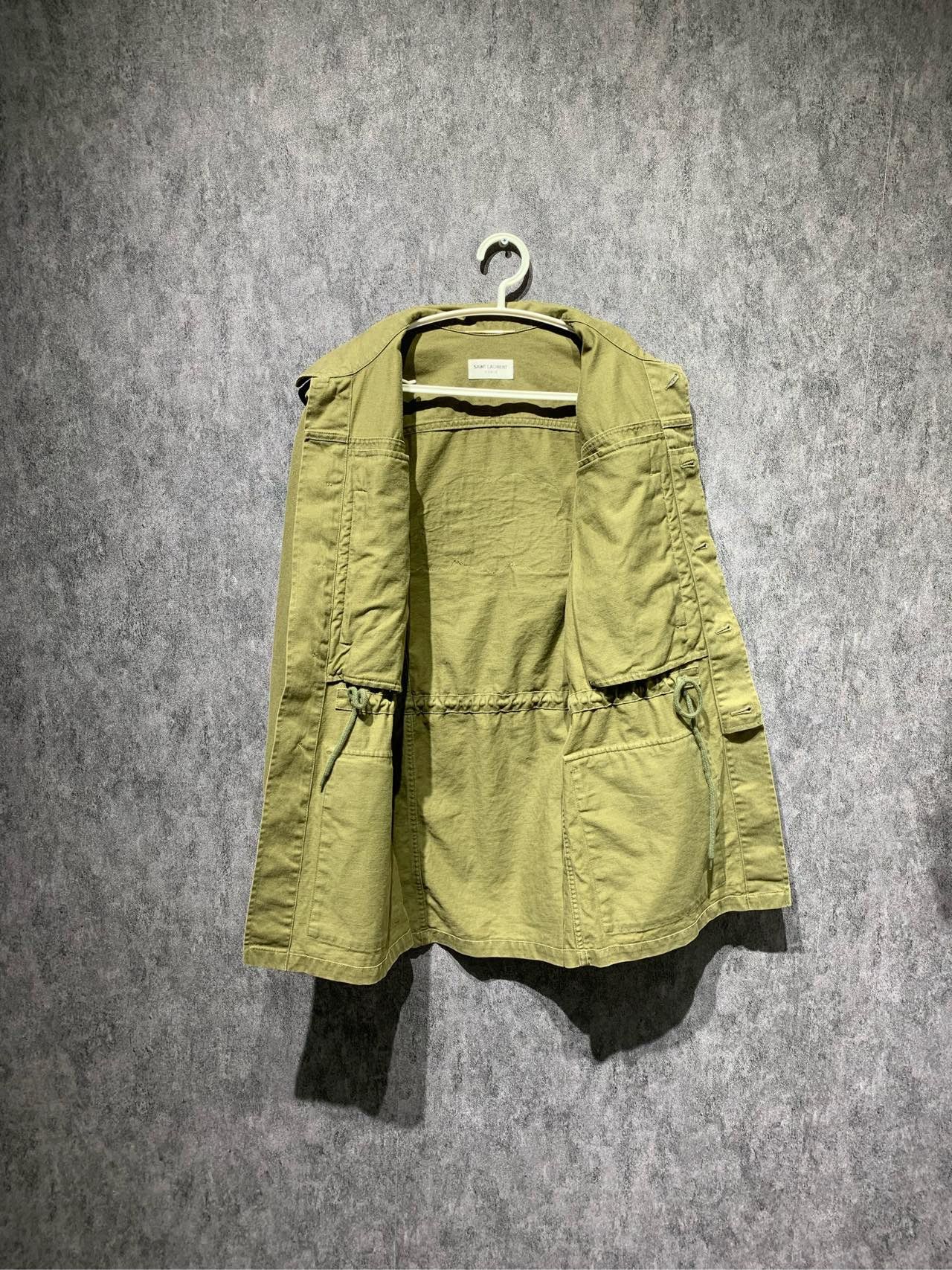Saint Laurent Paris Saint laurent size 38 Shark Army Green Jacket 2501-Nextarro Size US M / EU 48-50 / 2 - 5 Thumbnail