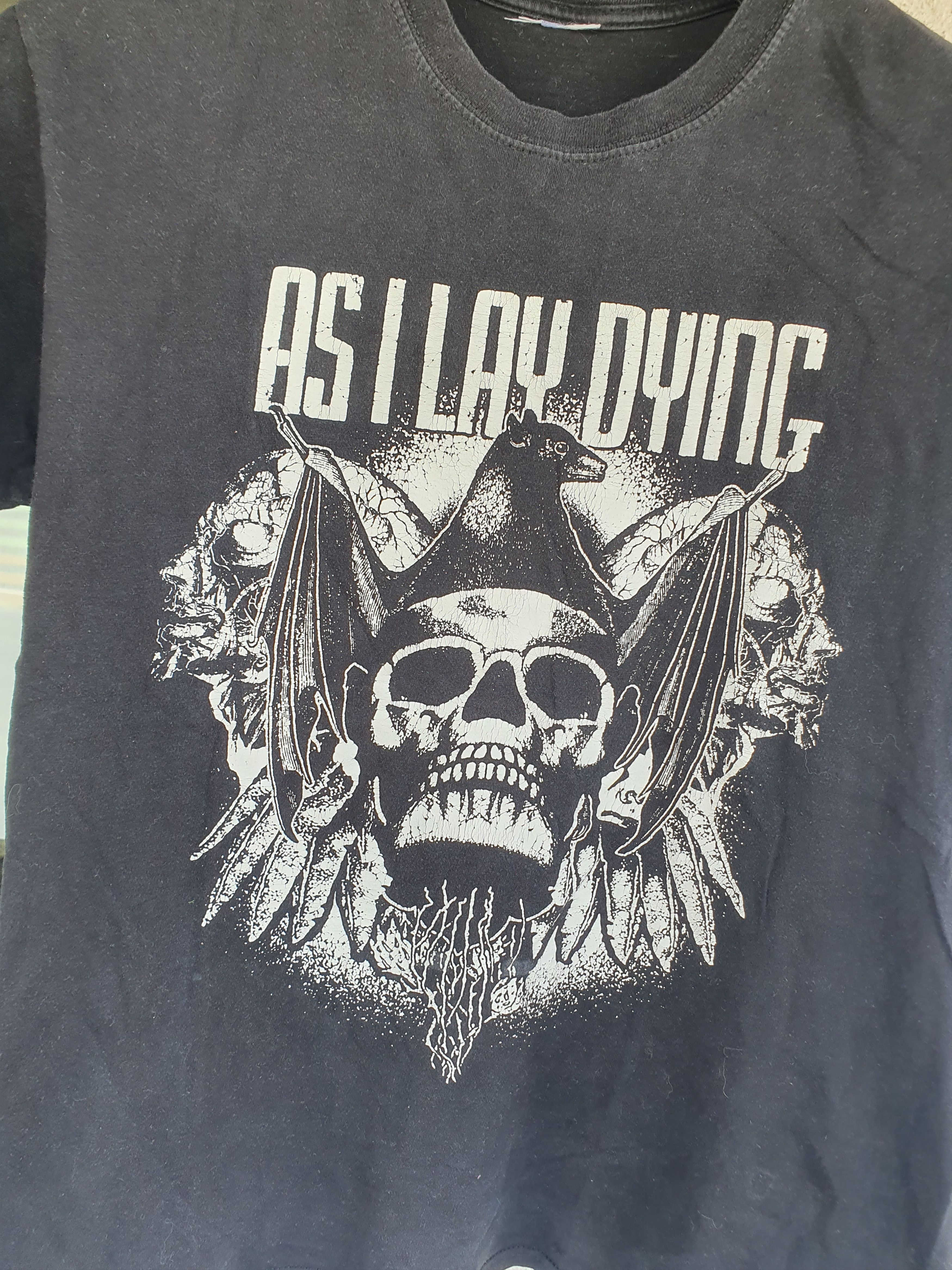 Band Tees As I Lay Dying Band T-shirt Skull Bat sz M Size US M / EU 48-50 / 2 - 3 Thumbnail
