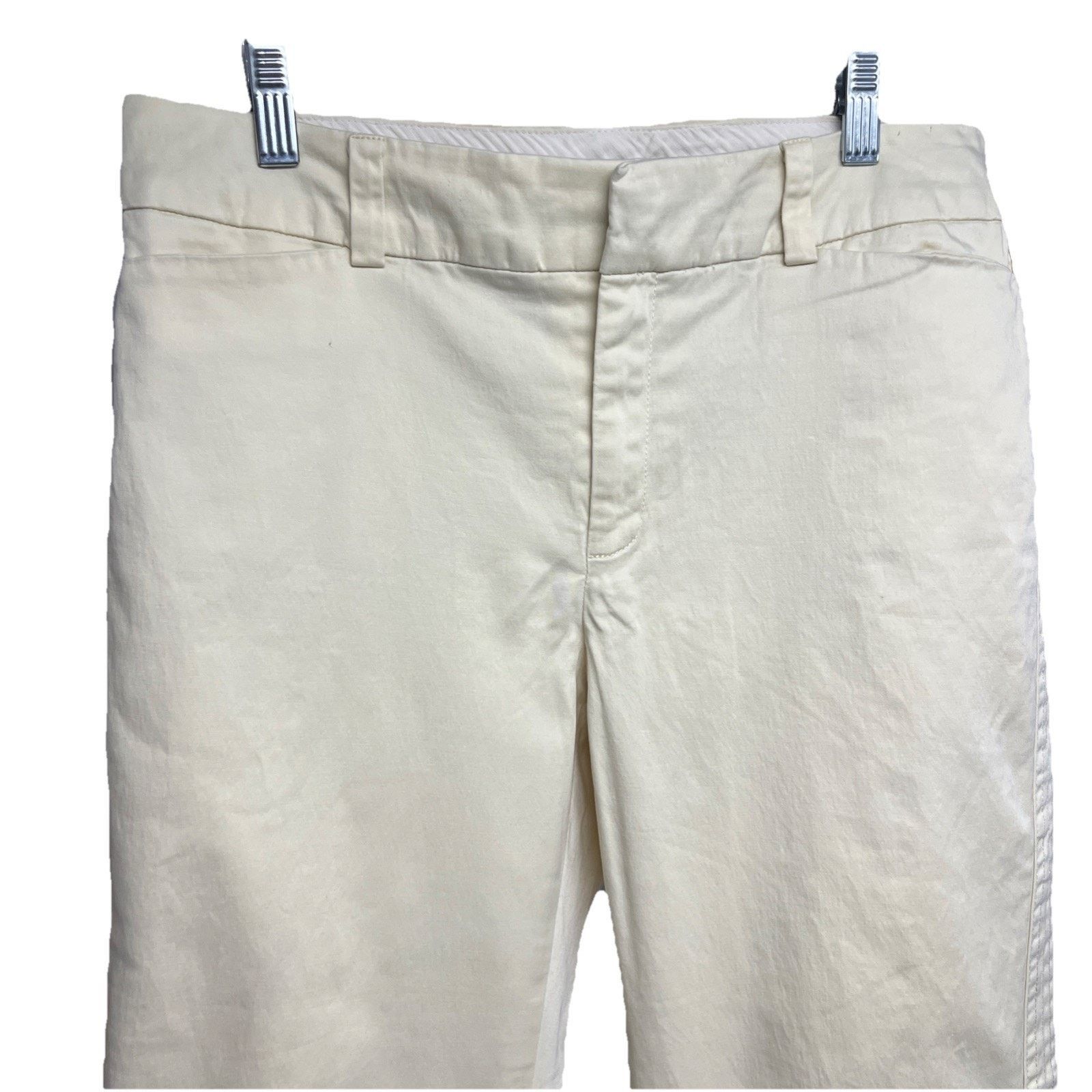Banana Republic Banana Republic Harrison Beige Crop Capri Lined Pants Sz 8 Size 30" / US 8 / IT 44 - 3 Thumbnail