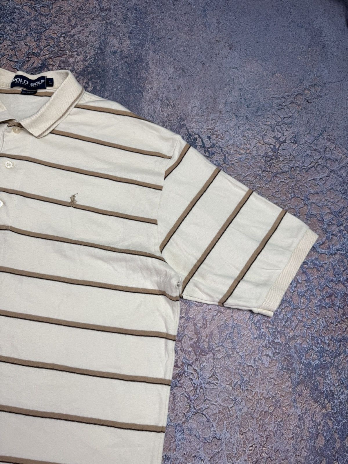 Polo Ralph Lauren Polo Golf Ralph Lauren Striped Polo Shirt Size US L / EU 52-54 / 3 - 3 Thumbnail