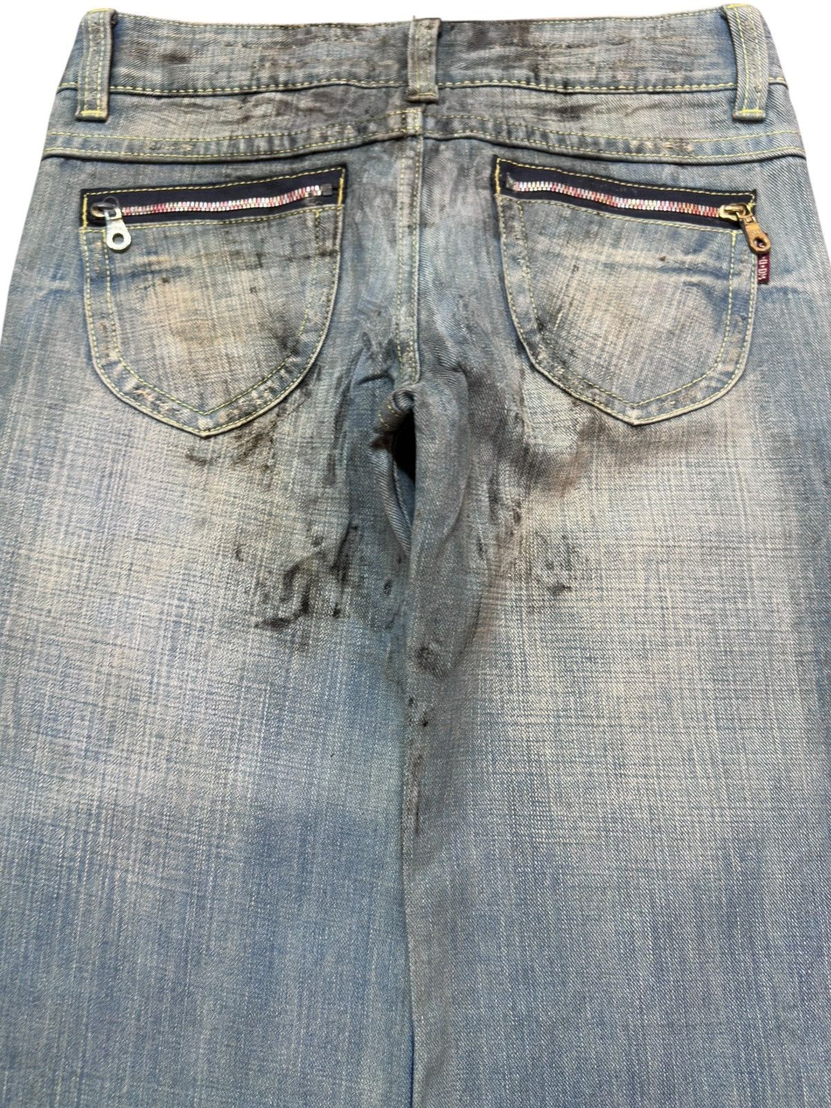 Hysteric Glamour Vintage Cocolulu Flare Bootcut Ripped Bush Pants Style Denim Size US 30 / EU 46 - 7 Thumbnail