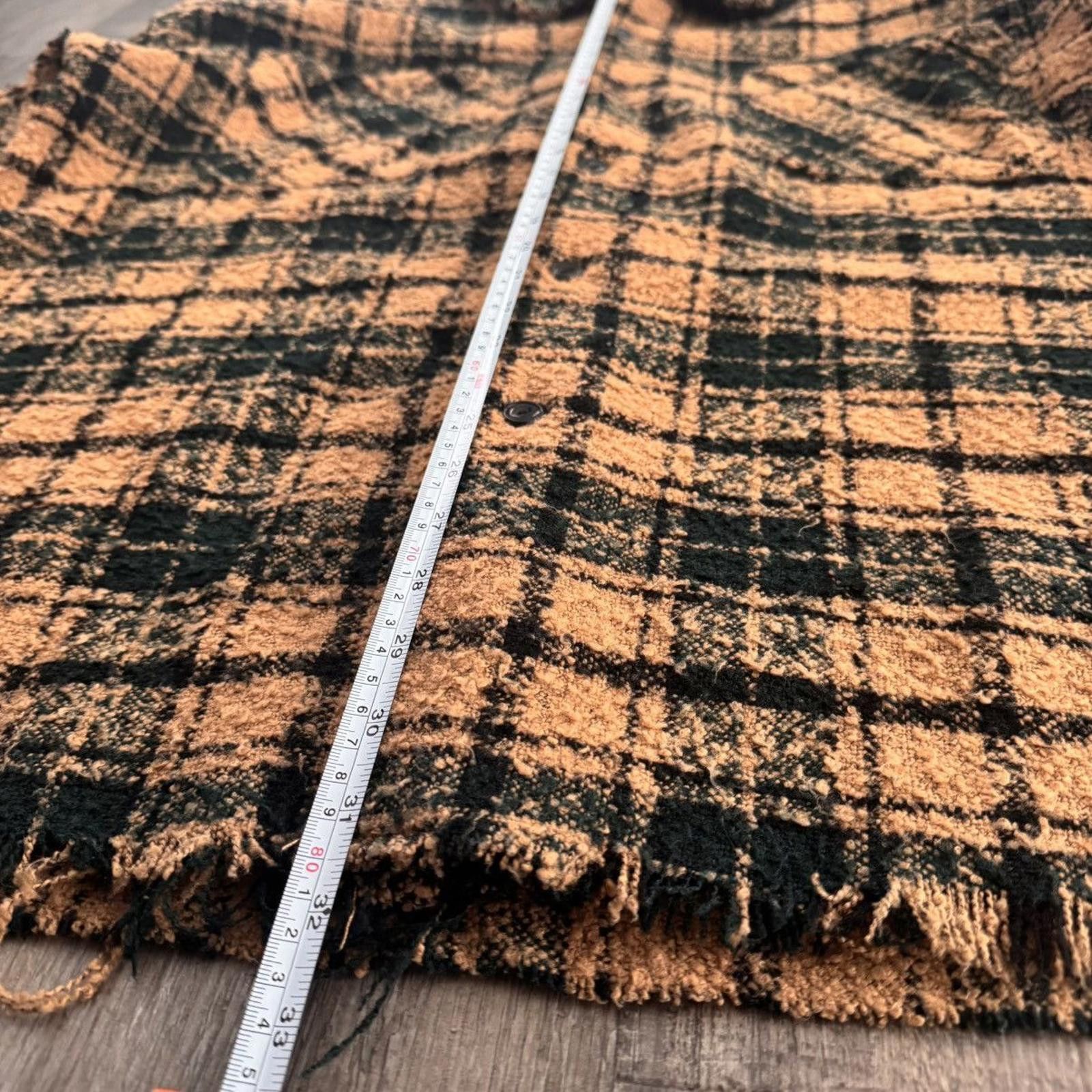 Pacsun PACSUN • Wooly Plaid Oversized Shacket (XL) Size US XL / EU 56 / 4 - 6 Thumbnail