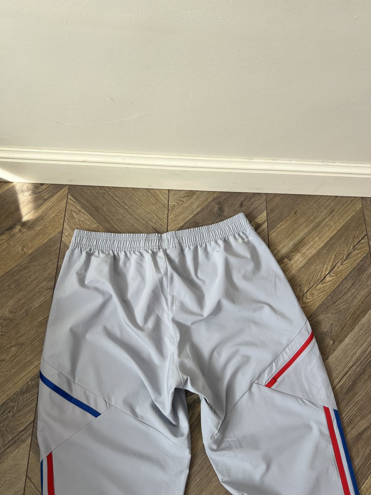 Adidas Vintage Adidas Olympique Lyon Pants Football Track Bottoms Size US 33 - 15 Thumbnail