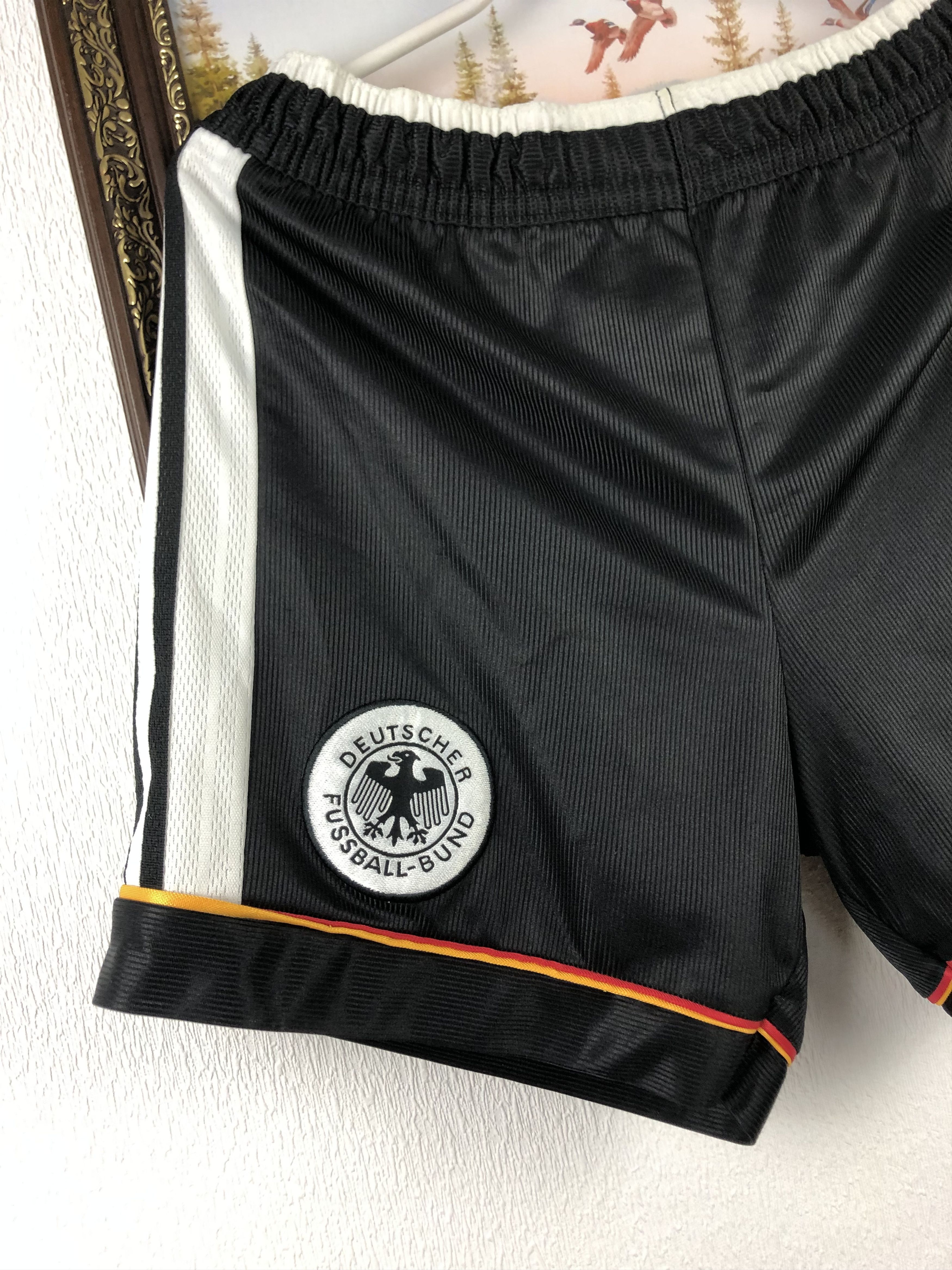 Adidas Vintage 90's Adidas Germany Football Track Shorts Soccer Size US 32 / EU 48 - 2 Thumbnail