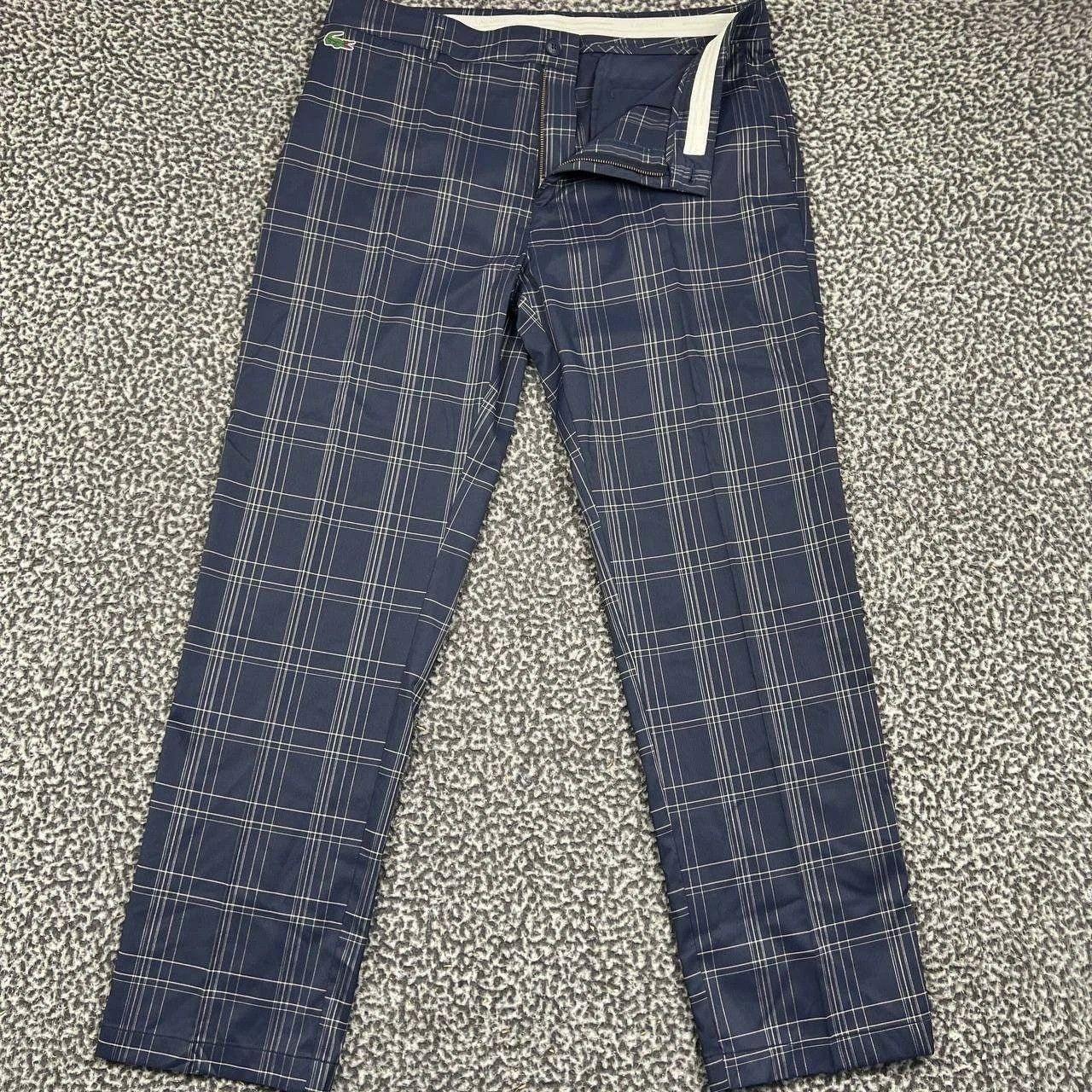 Lacoste Lacoste Sport Men Plaid Golf Trousers Pants 34 Pockets Size US 34 / EU 50 - 1 Thumbnail