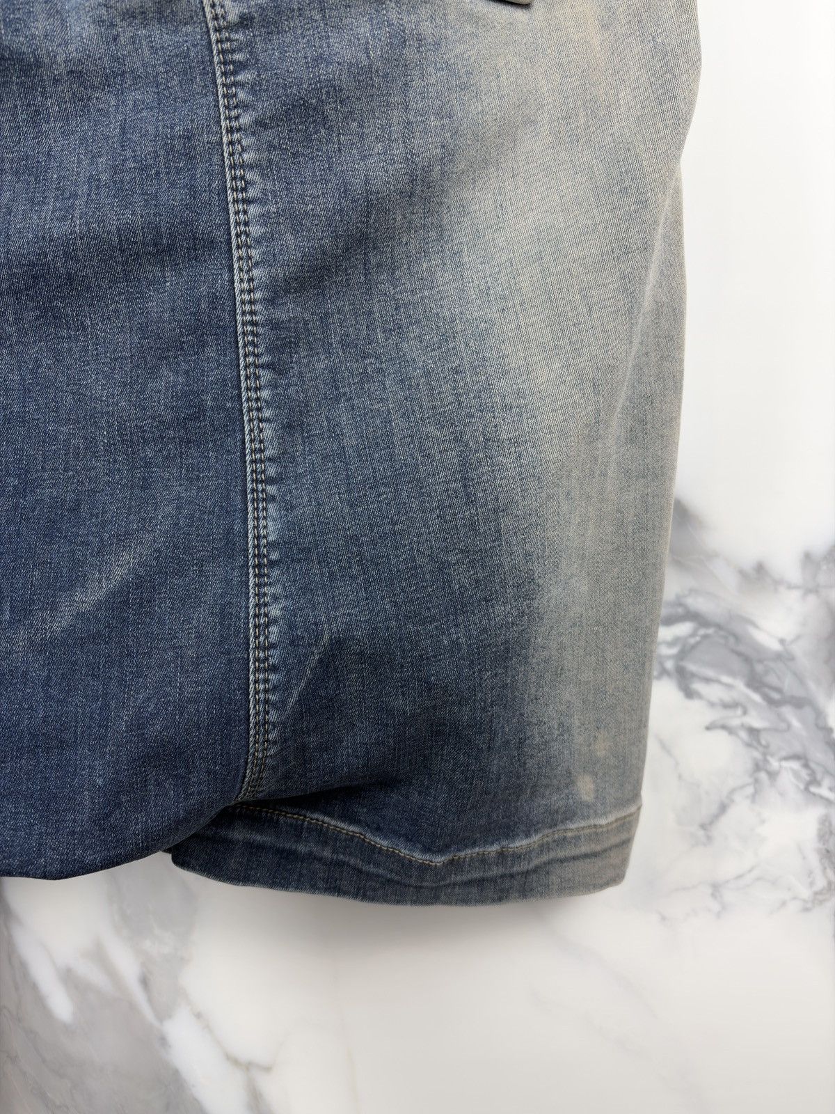 Rick Owens SS23 Rick Owens Mineral Pearl Aircut Zip Pod Shorts Size US 32 / EU 48 - 7 Thumbnail