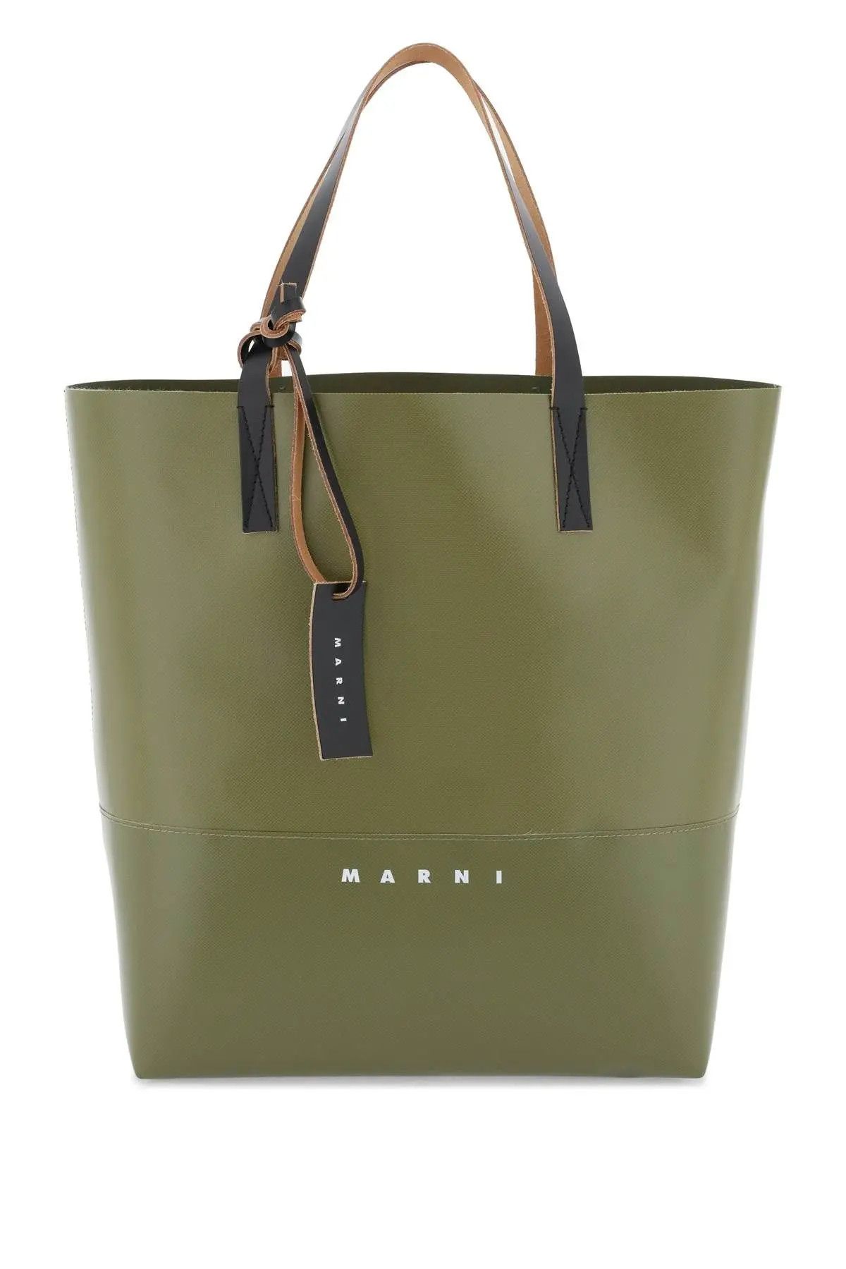 image of Marni O1S22I1N0124 Tribeca Tote Bag In Green, Men's