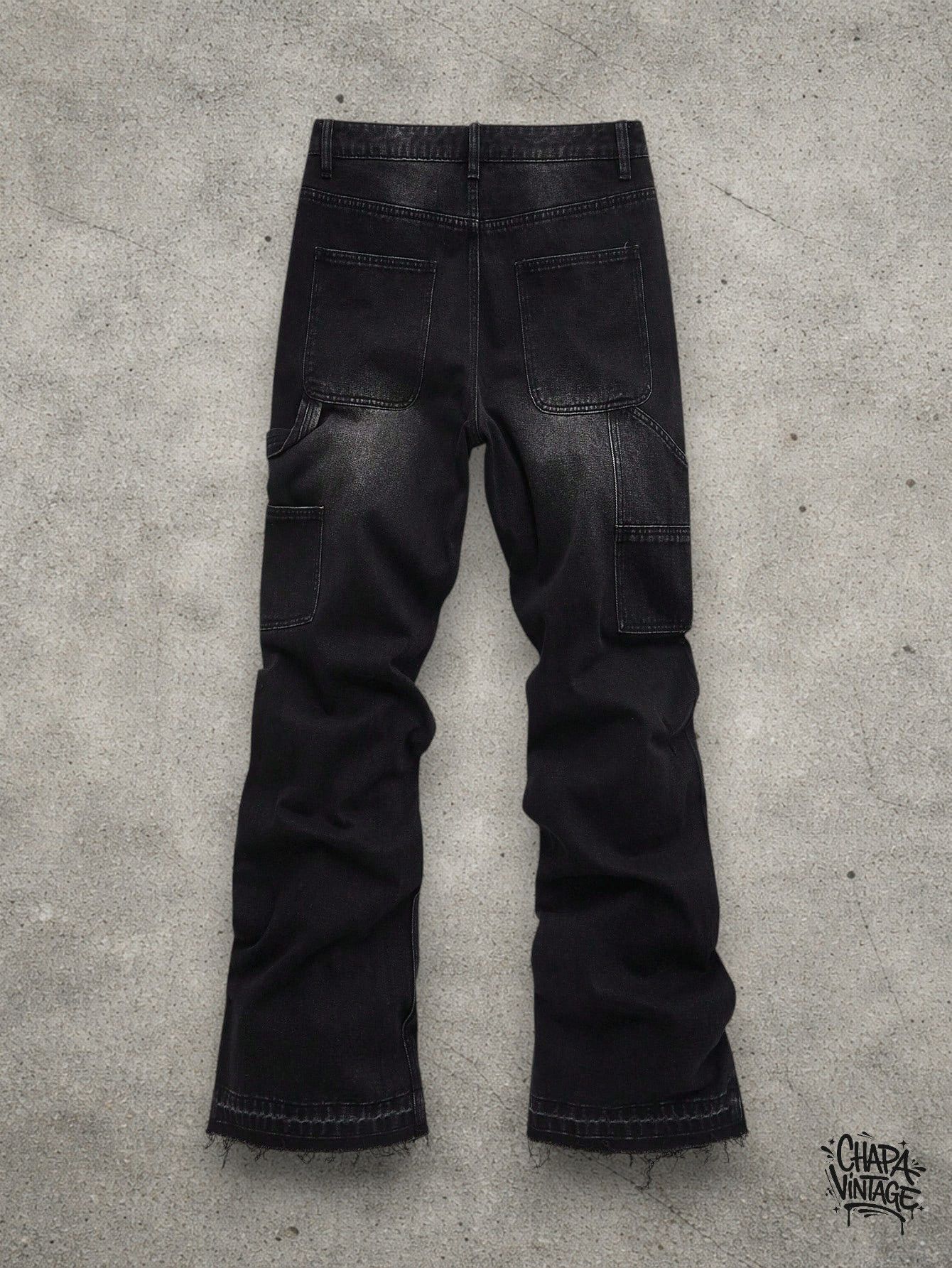 Japanese Brand Distressed rhinestone slim jeans Size US 32 / EU 48 - 3 Thumbnail