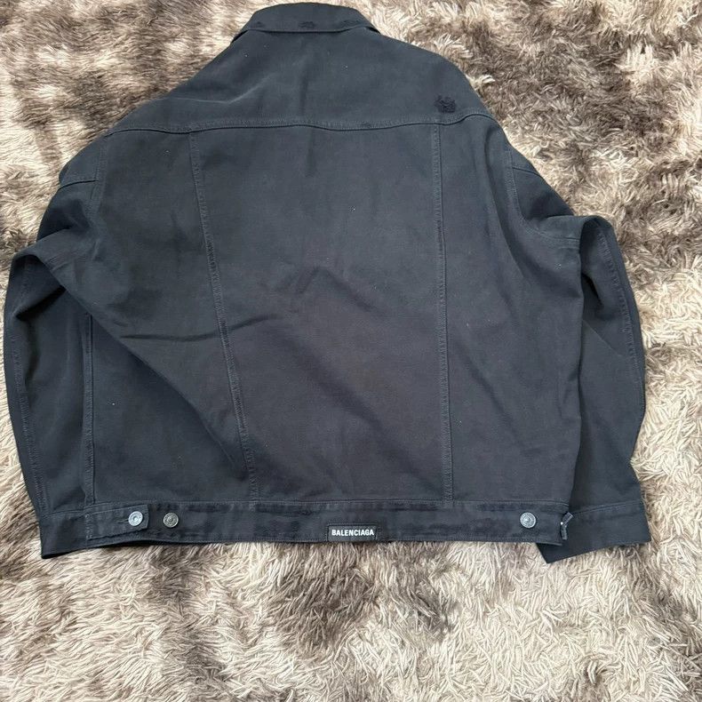 Balenciaga Balenciaga Valentine Embroidered Denim Jacket Size US XS / EU 42 / 0 - 4 Thumbnail