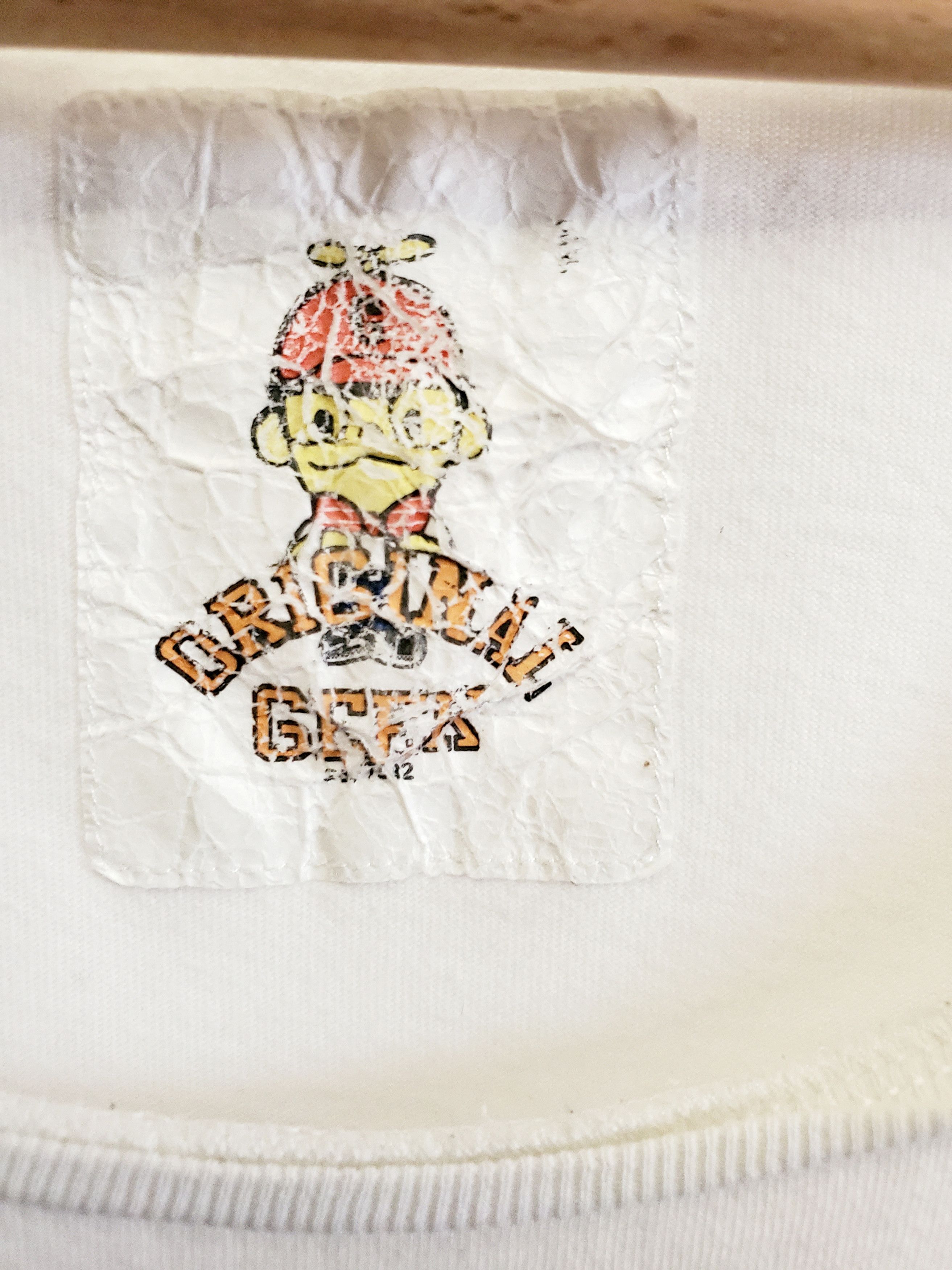 Vintage White t-shirt sexy lady, size M Size US M / EU 48-50 / 2 - 3 Thumbnail