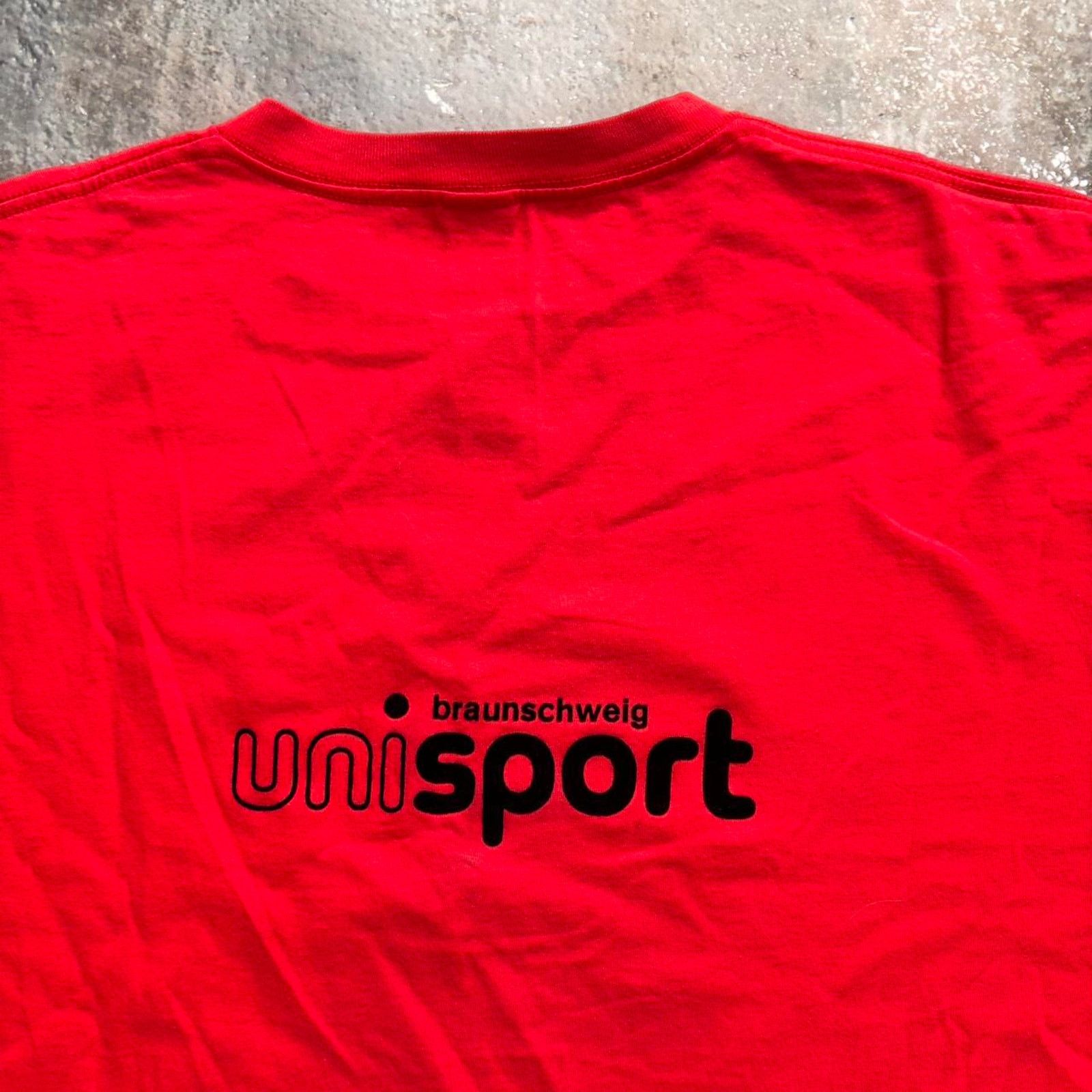 Vintage Vintage 90s Red & Black Braunschweig Germany T Shirt. XXL Size US XXL / EU 58 / 5 - 4 Thumbnail
