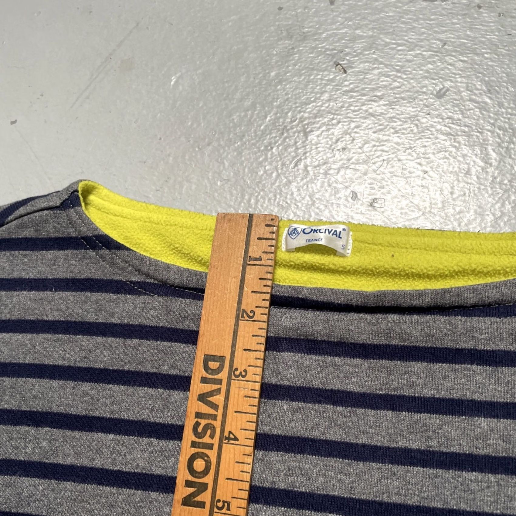 Percival Orcival France Fleece Lined Striped Nautical Sweatshirt Made Japan 5 (M-L) Unisex Adults Multicolor Size US S / EU 44-46 / 1 - 4 Thumbnail