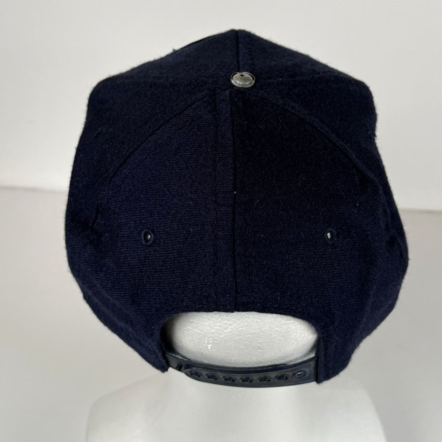 Vintage Navy Hat USA Snapback USS Intrepid CVS-11 Essex Class Aircraft Carrier Navy Blue One Size Men Universal USA Hat Size ONE SIZE - 4 Thumbnail