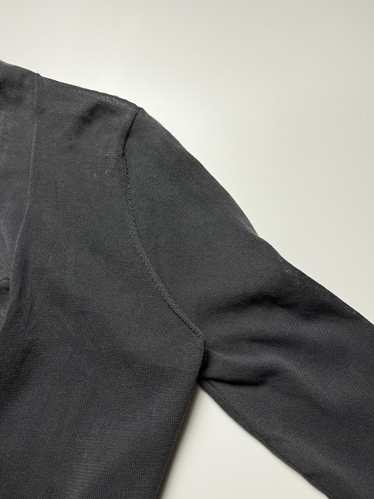 Brunello Cucinelli Brunello Cucinelli Black Fine Knit Cotton Cardigan Size M / US 6-8 / IT 42-44 - 12 Thumbnail