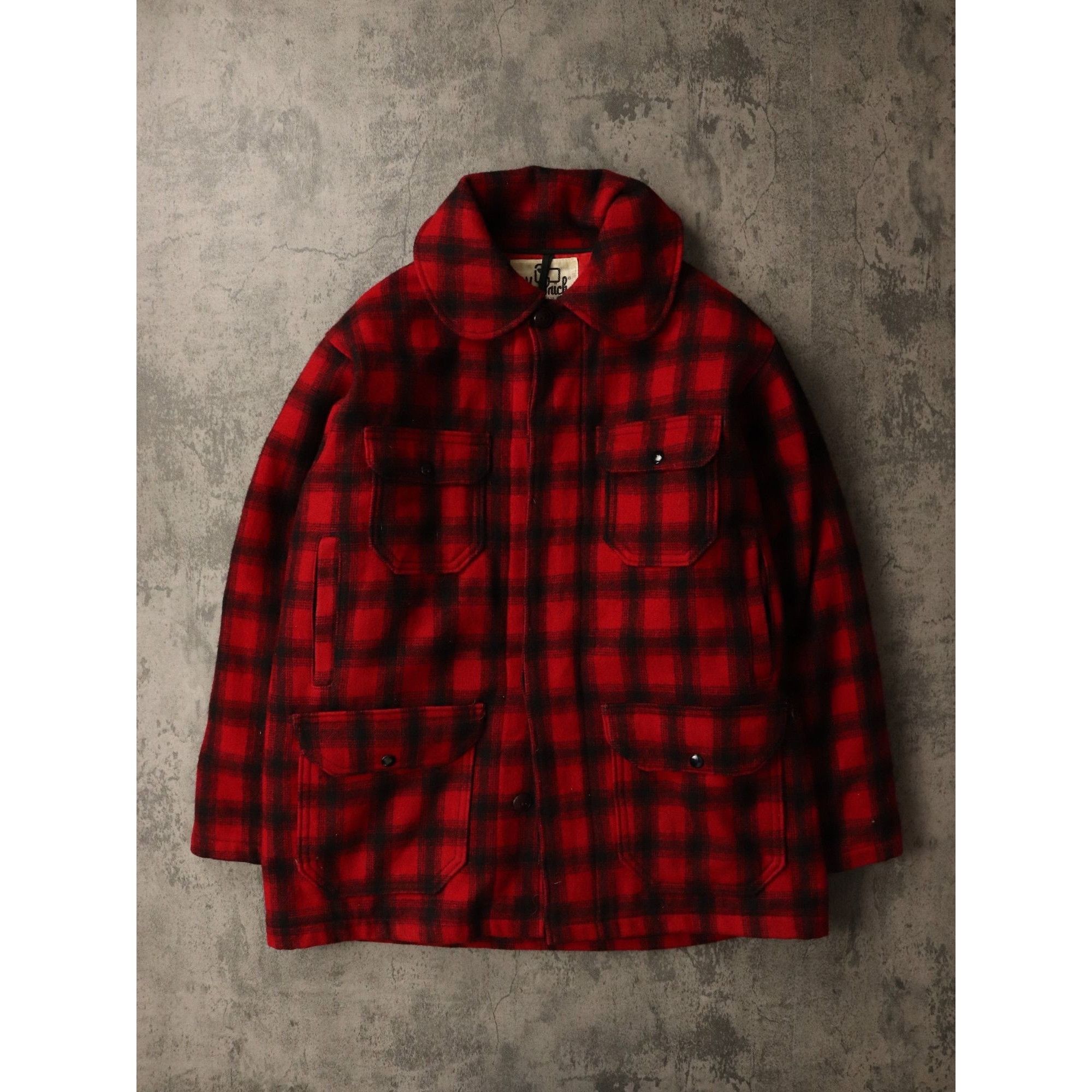 Vintage × Woolrich Woolen Mills 80s Vintage Woolrich Jacket Wool Buffalo Flannel Size US L / EU 52-54 / 3 - 1 Thumbnail