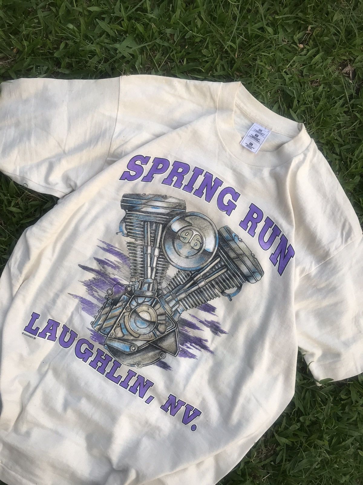 Harley Davidson × Vintage Vintage Spring Run Laughlin, NY 1996 Size US XL / EU 56 / 4 - 2 Thumbnail