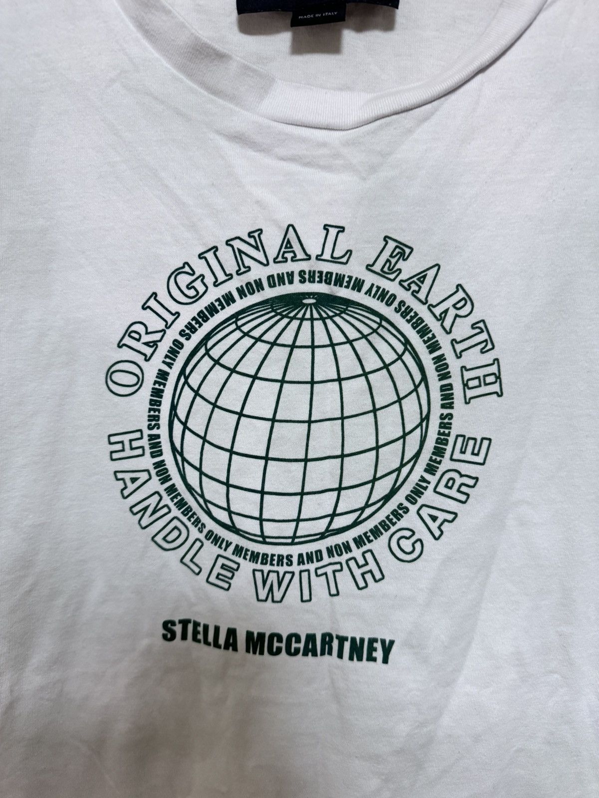 Stella McCartney STELLA MCCARTNEY White ‘Original Earth’ Tee Size US XXL / EU 58 / 5 - 2 Thumbnail