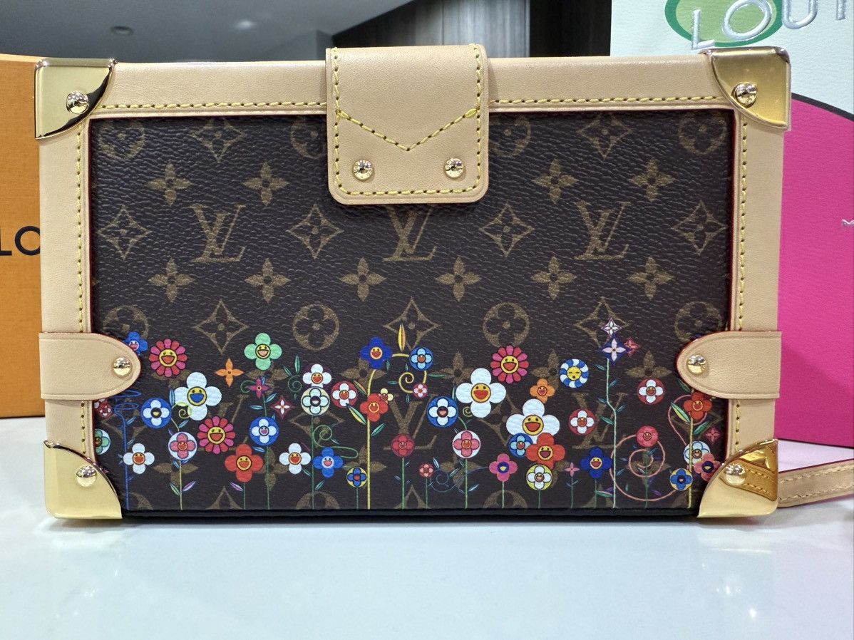 Louis Vuitton Louis Vuitton x Takashi Murakami Collection l Petite Malle Size ONE SIZE - 3 Thumbnail